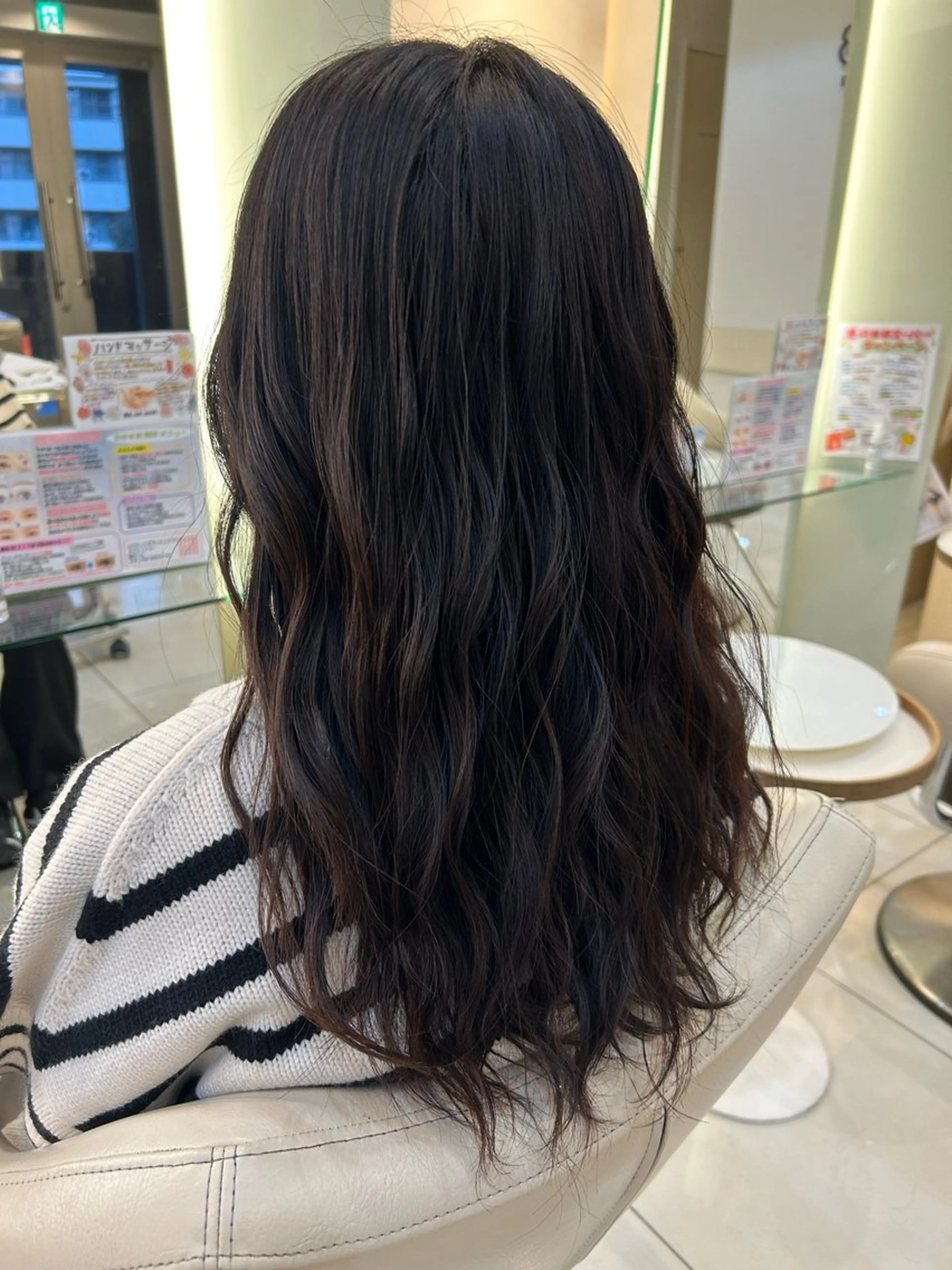 ロング たけだゆめ ダブルカラーのヘアスタイル