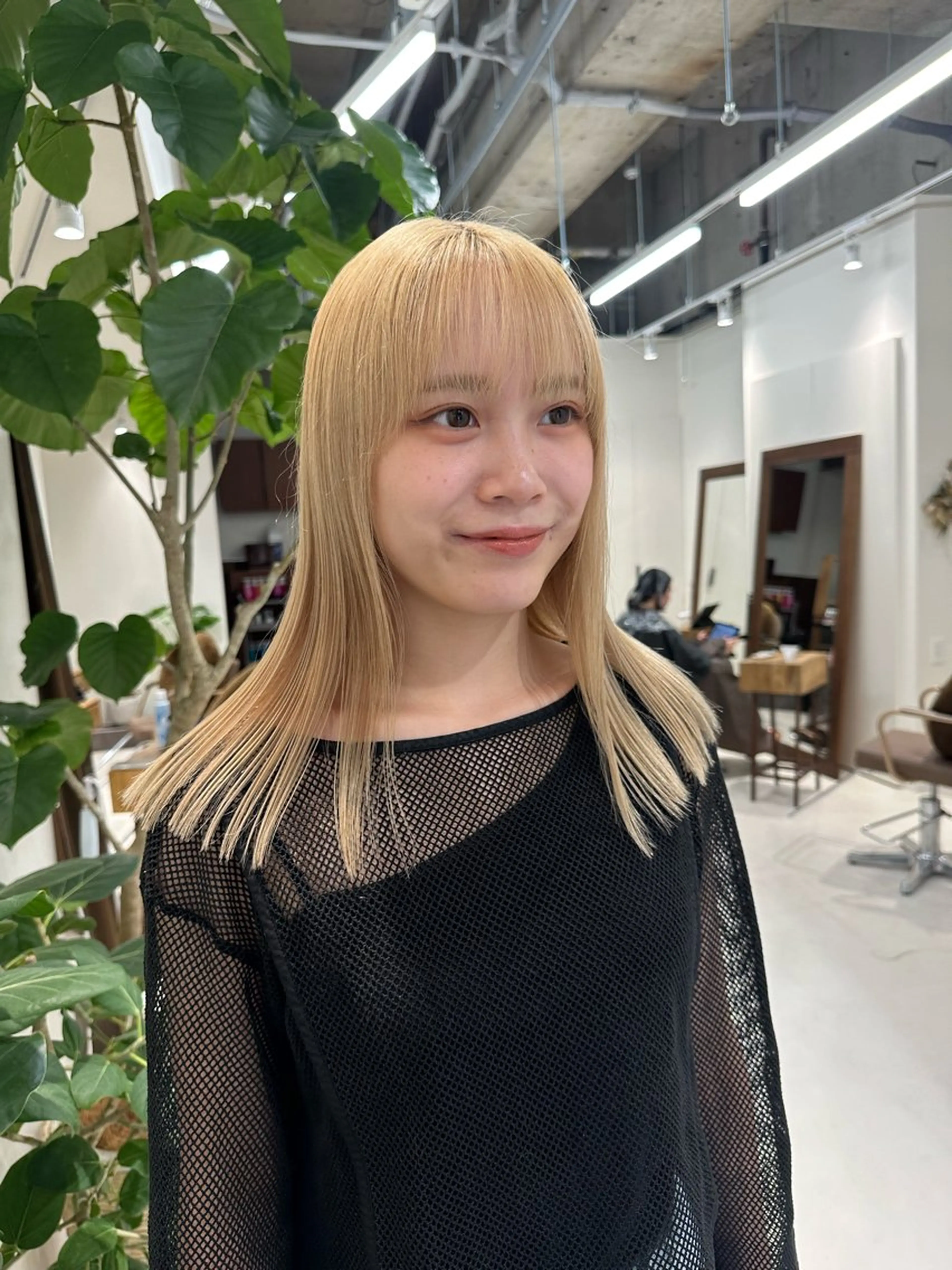 ミディアム カラー カット ヘアカラー トリートメント Liru:smart salon/茅ヶ崎のヘアスタイル