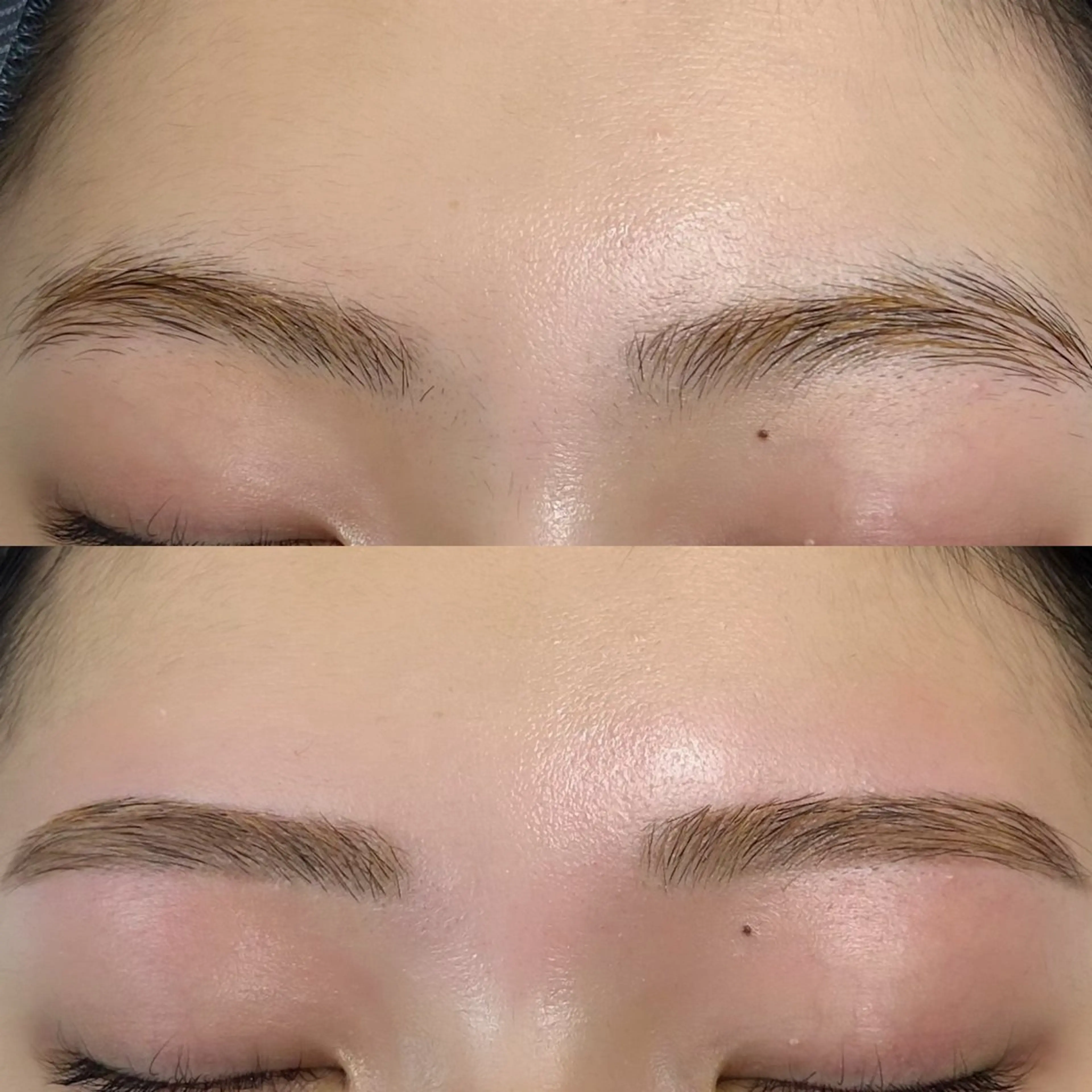 アイブロウ ワックス脱毛 眉カット クレセントアイ MAIのマツエク・マツパデザイン