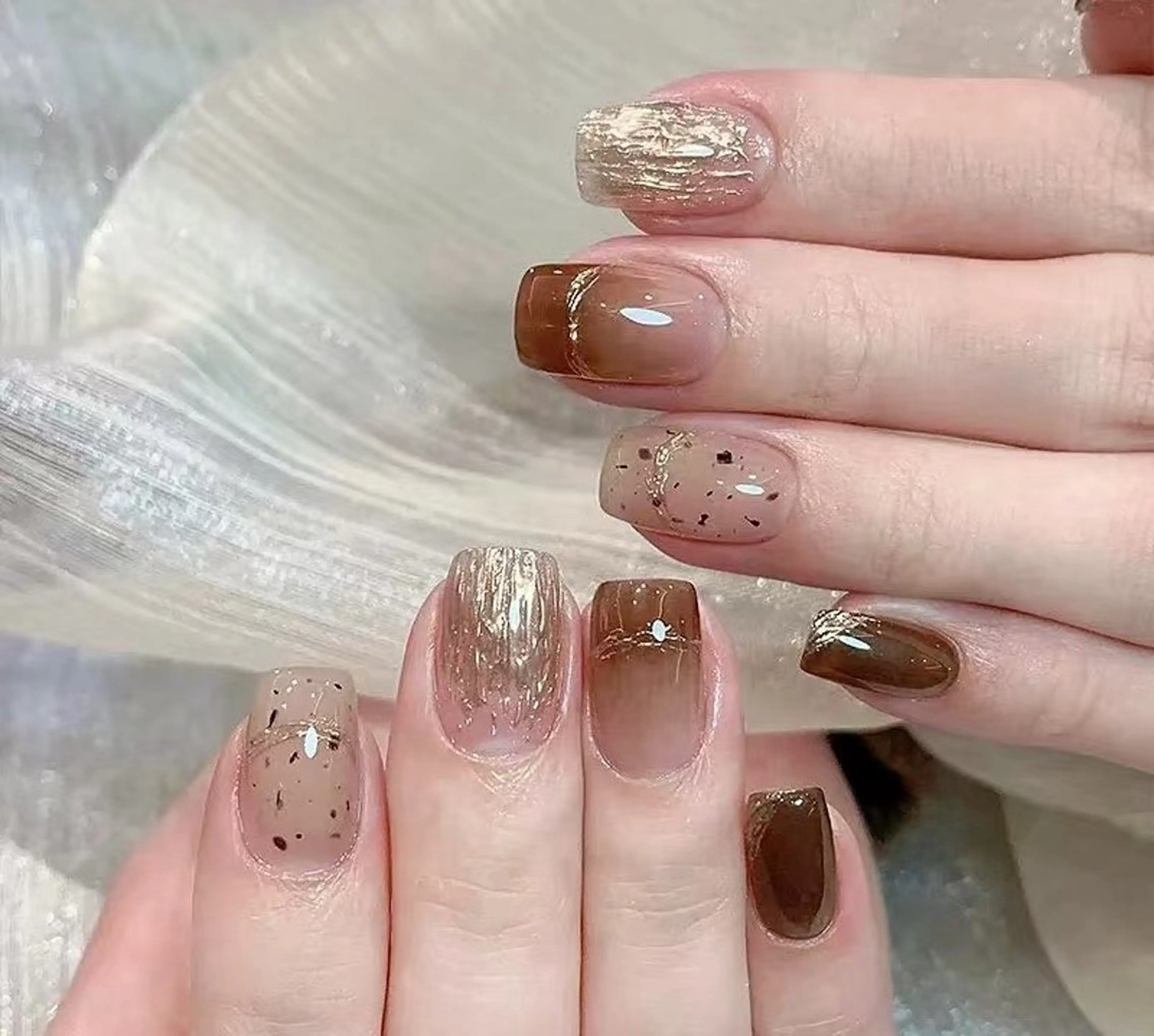 ネイル ハンドネイル Yuxi Beauty salon 【ユーシィー ビューティ サロン】所属・ユーシーネイルサロン 池田公園店のネイルデザイン