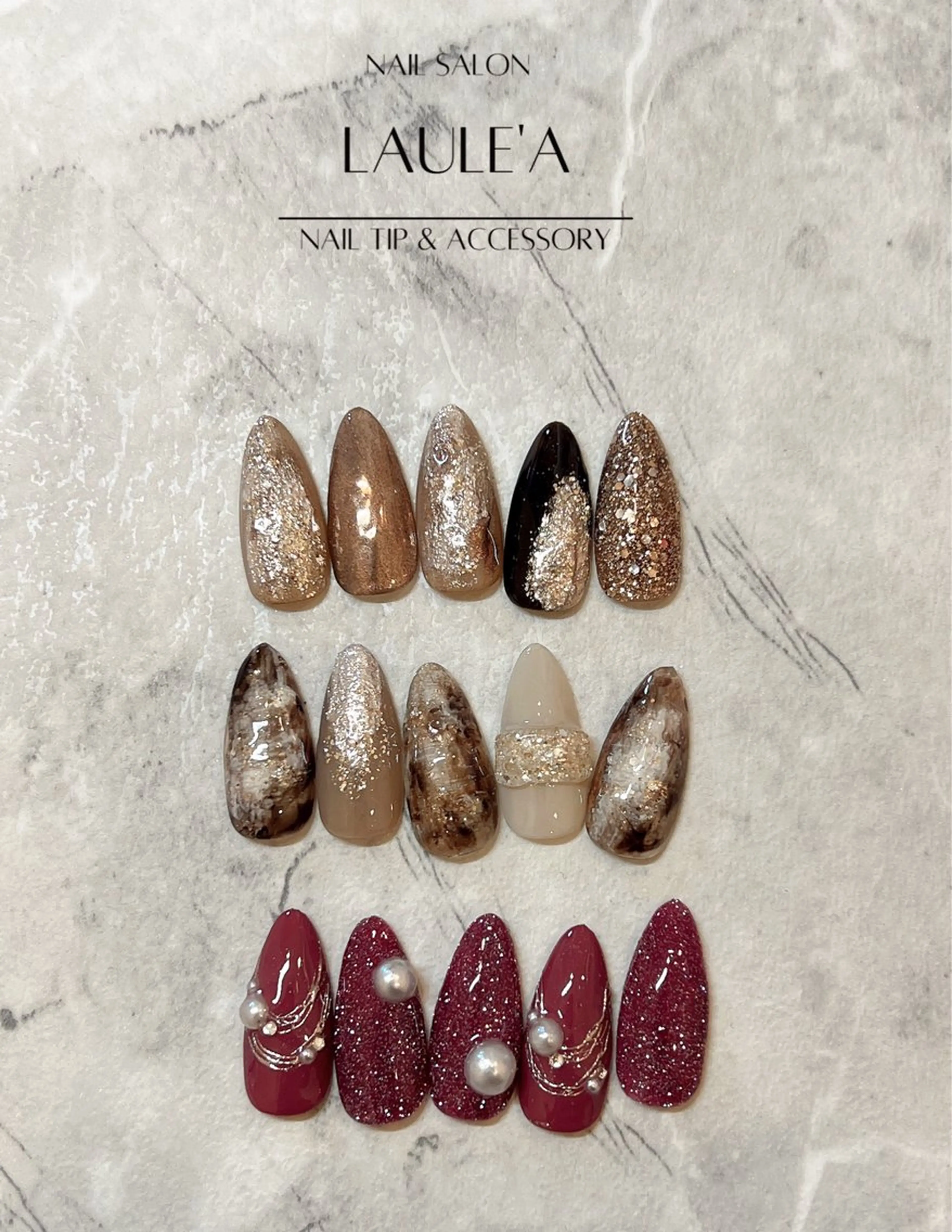 ネイル フットネイル nailsalon Laule'aのネイルデザイン