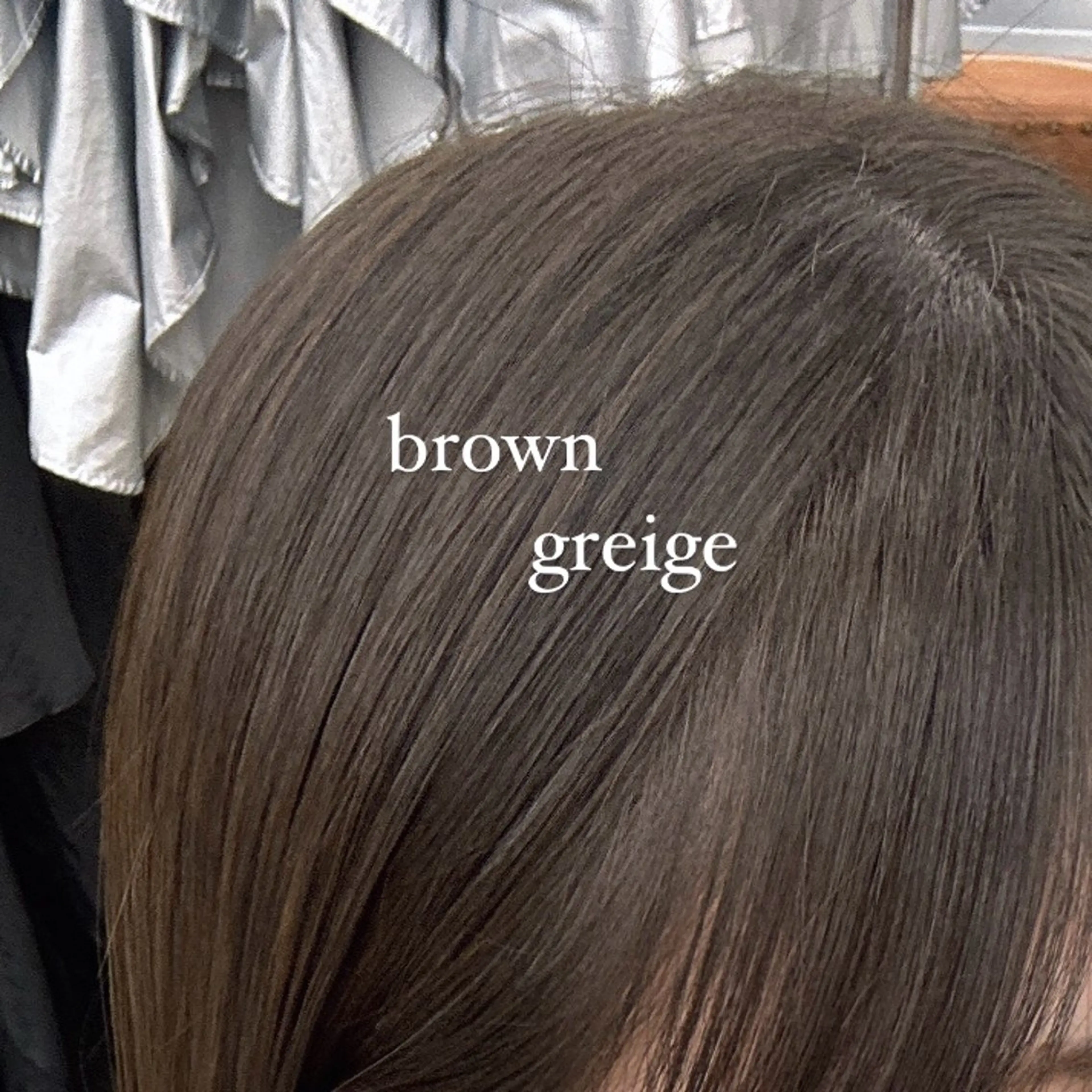 ロング カラー ヘアカラー オリーブ/ 透明感カラー/れいあのヘアスタイル