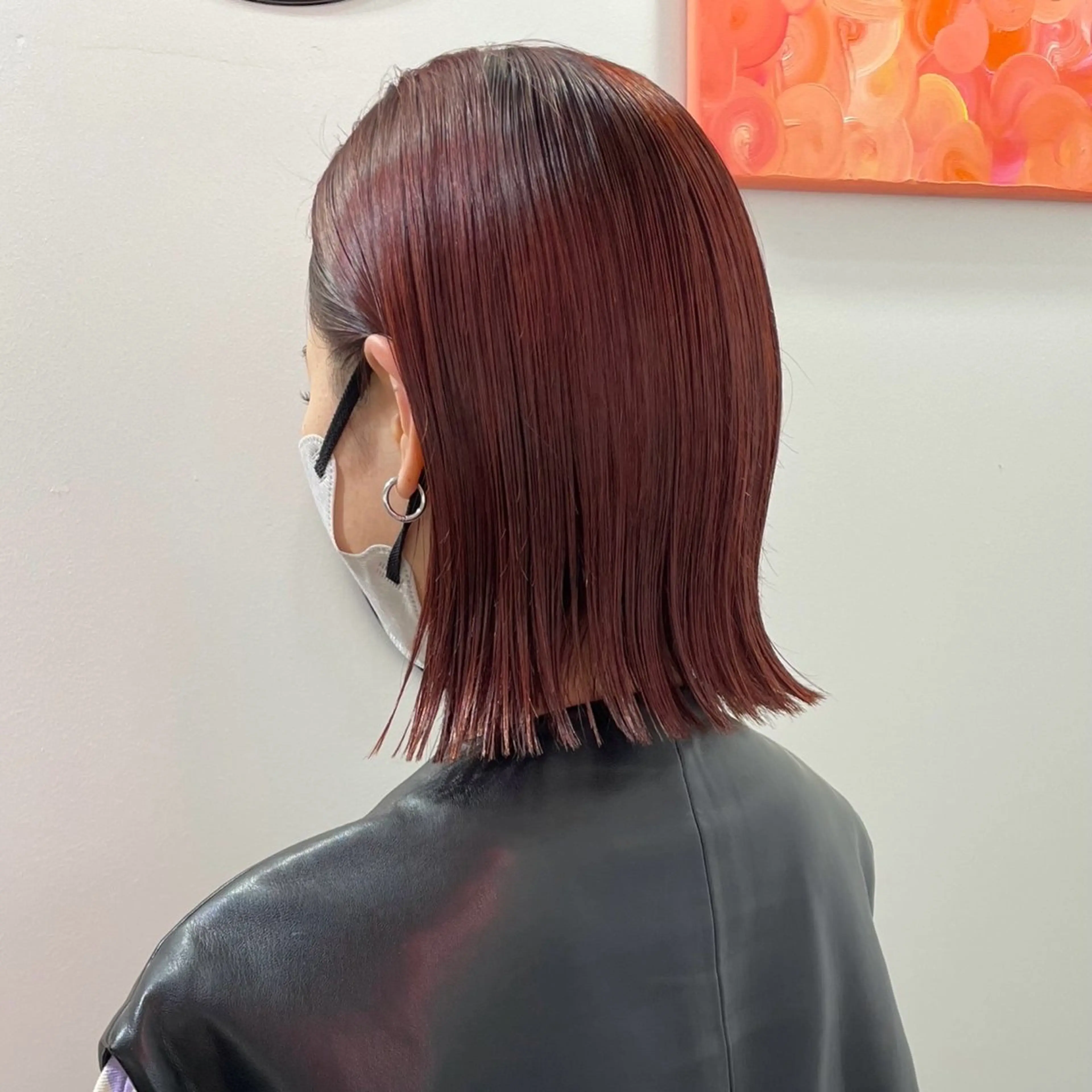 カラー 艶髪ハイトーン× ボブ🥣アイネのヘアスタイル