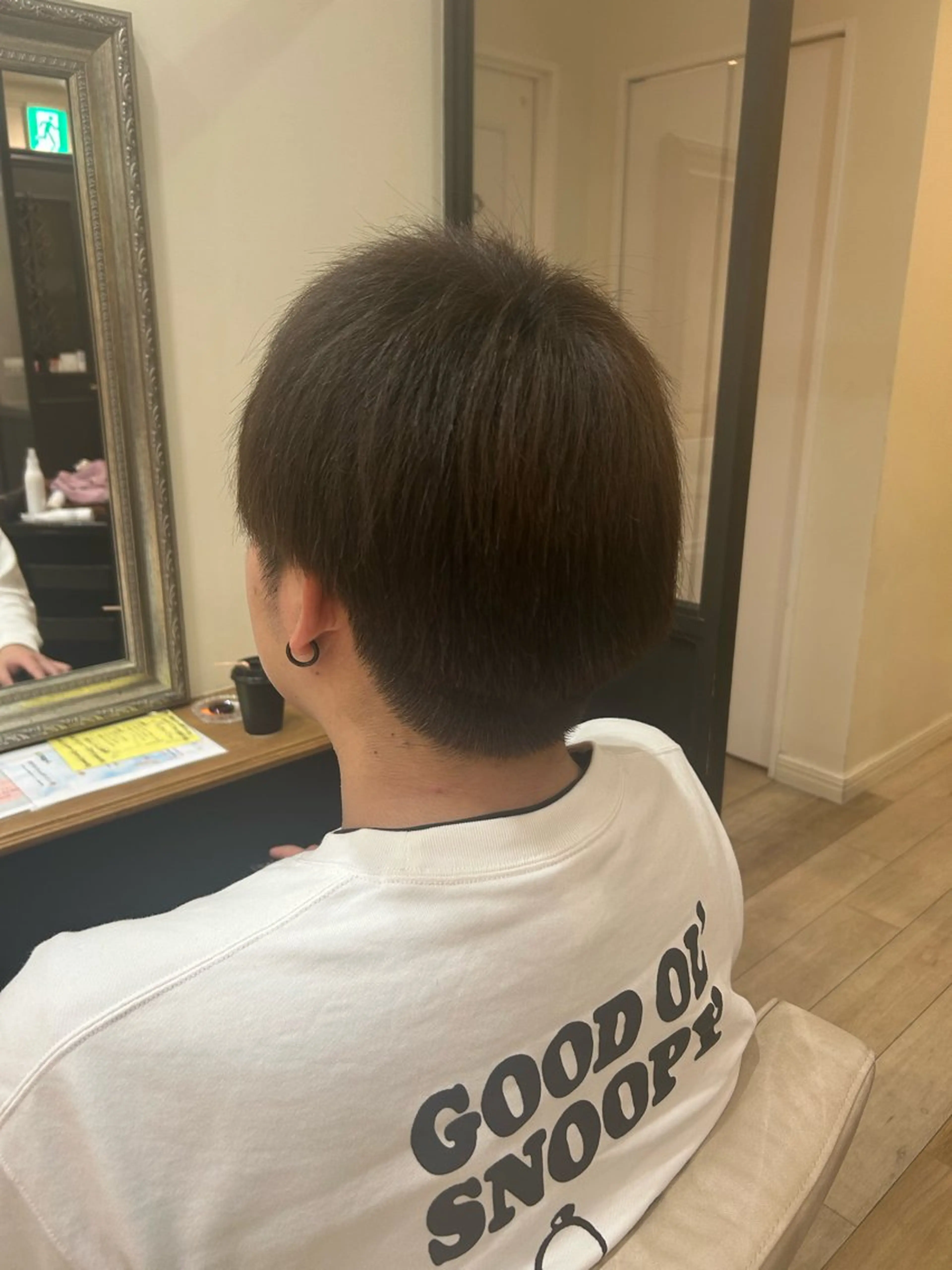 ショート カラー 松尾 遥花のヘアスタイル