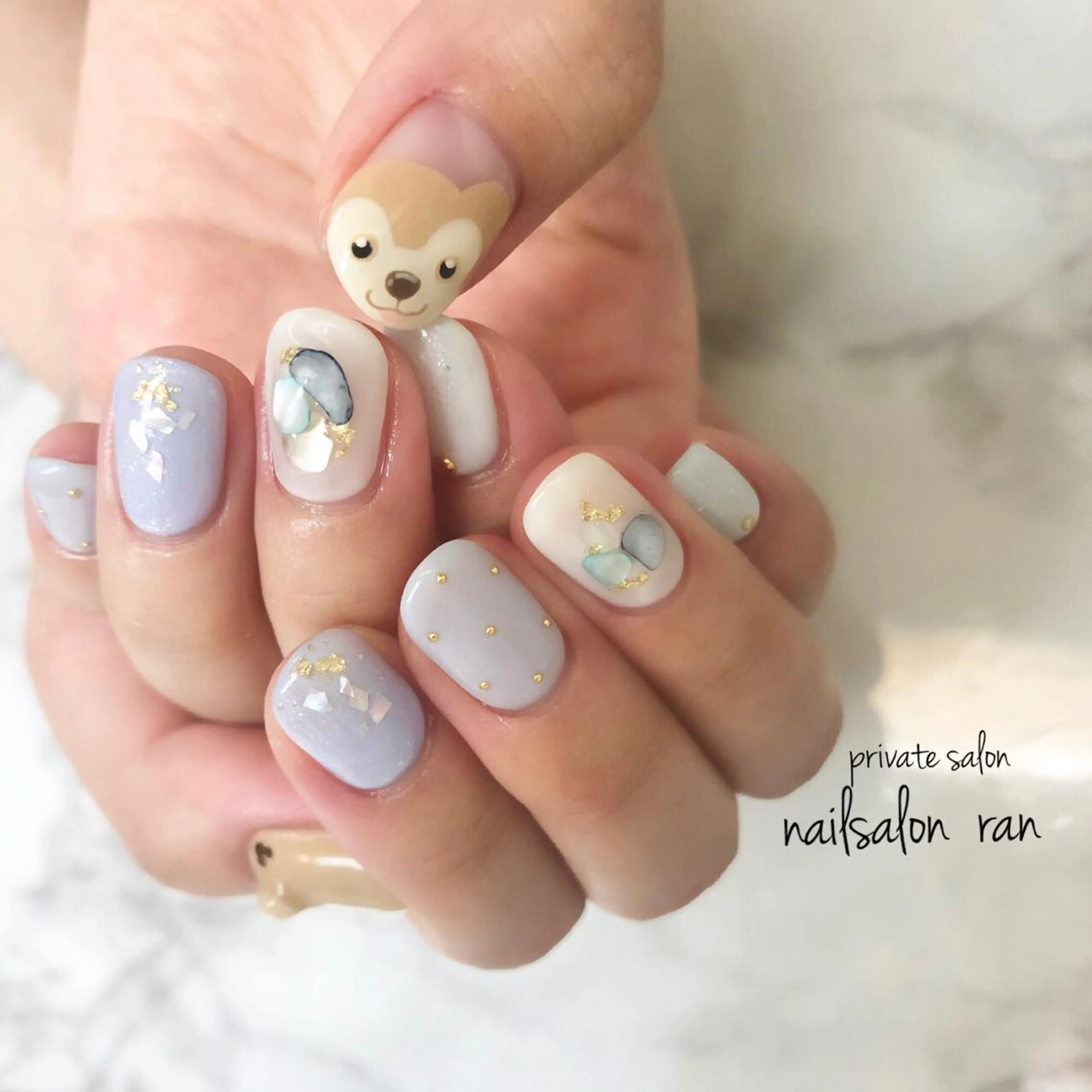 ネイル 持ち込み nailsalon ranのネイルデザイン