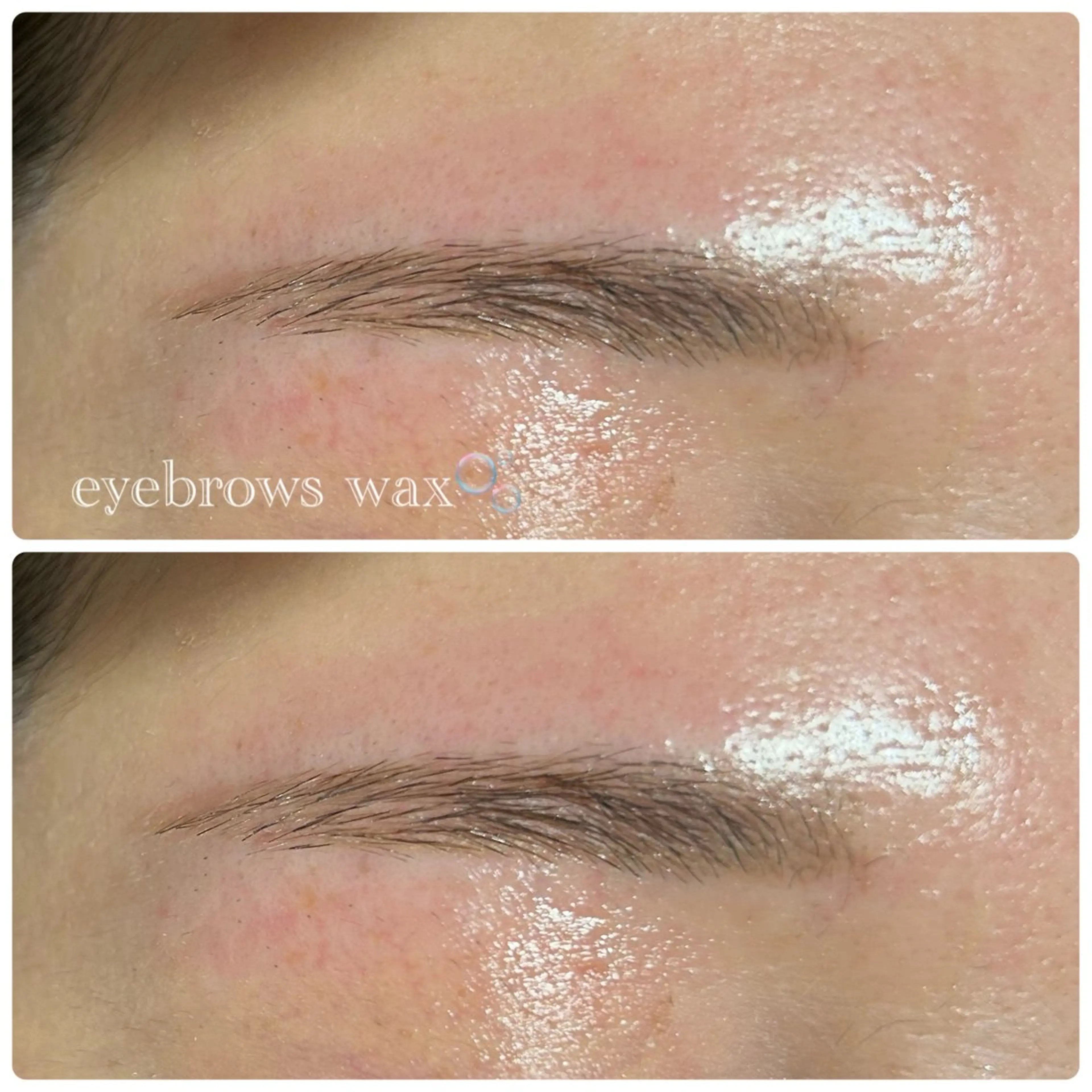 🫧アイブロウWax➕間引き【メンズ大歓迎】　（メイクなし）の写真