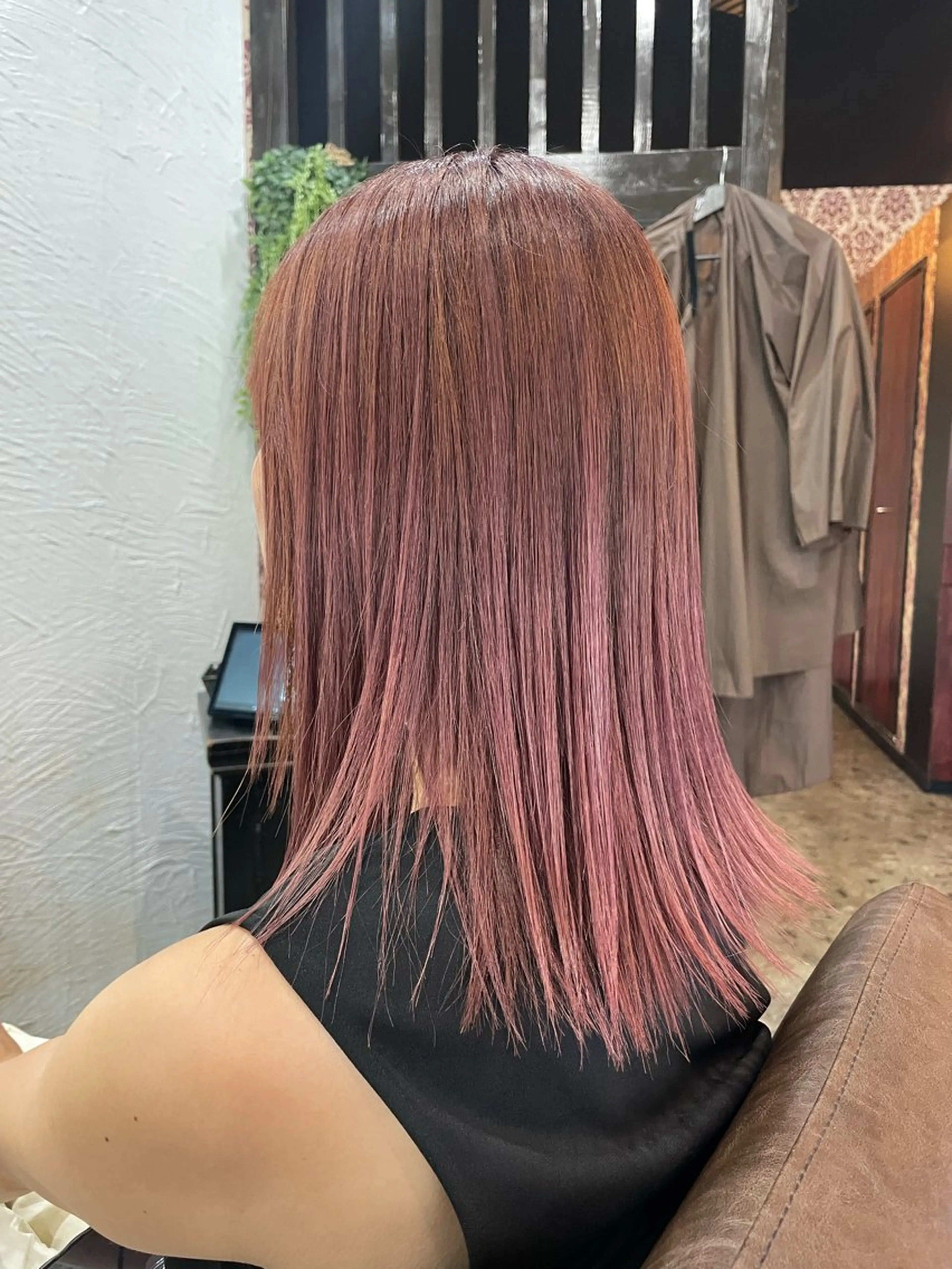 セミロング ヘアカラー トリートメント 高木 達也のヘアスタイル