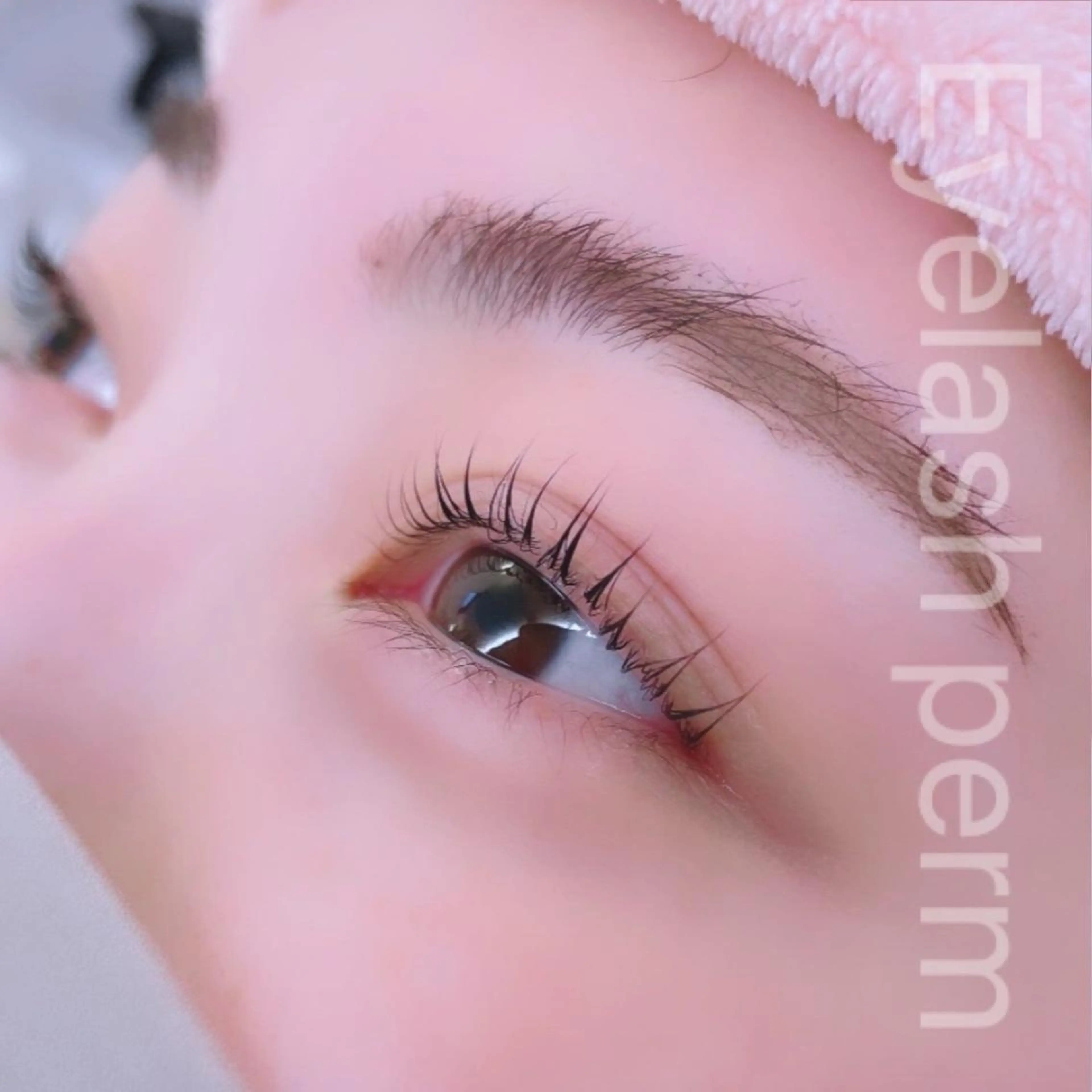 マツエク・マツパ パリジェンヌラッシュリフト 一重×まつ毛パーマ Sylph　井関 唯のマツエク・マツパデザイン