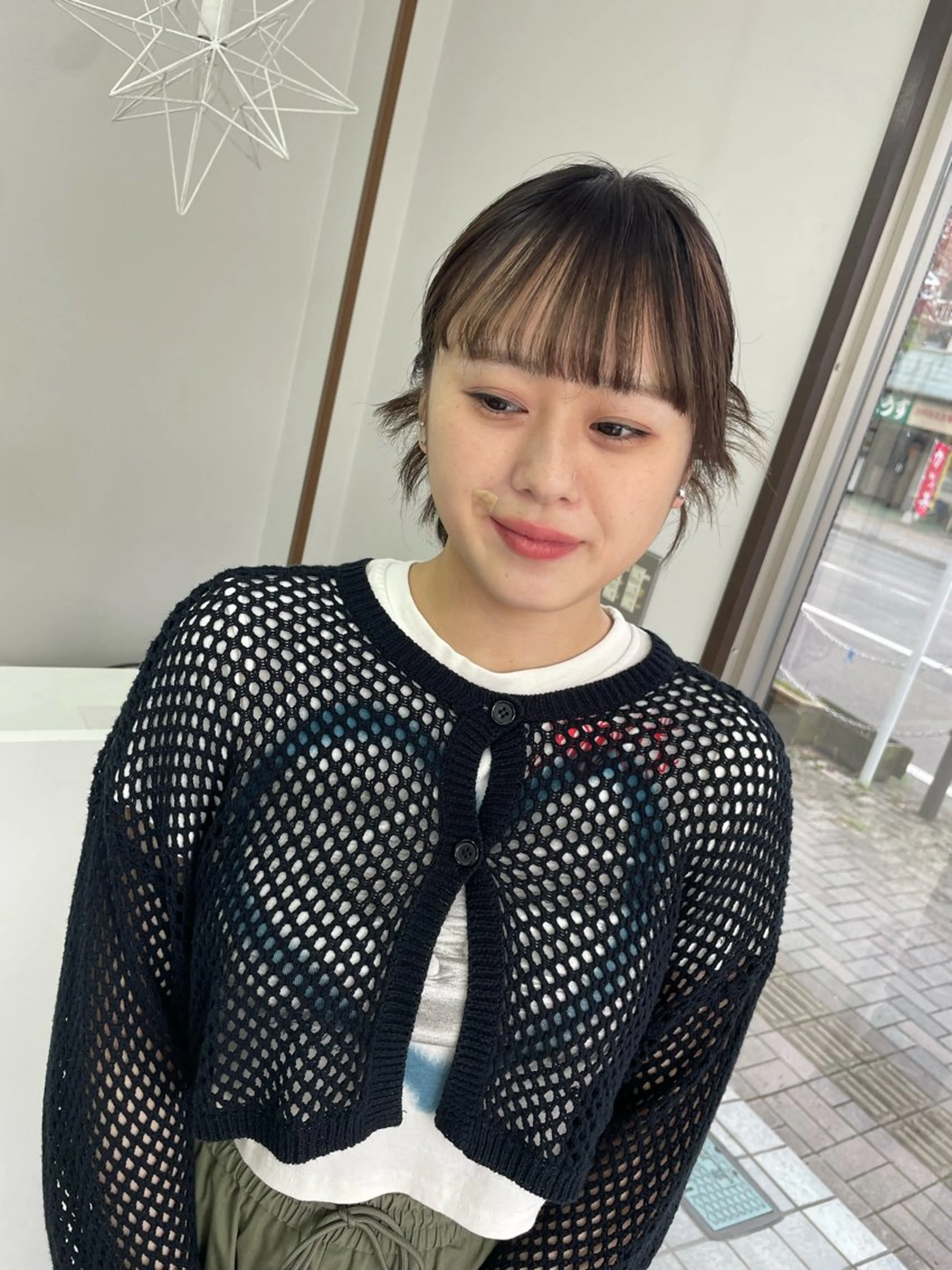 ロング ヘアアレンジ オノ アカネのヘアスタイル