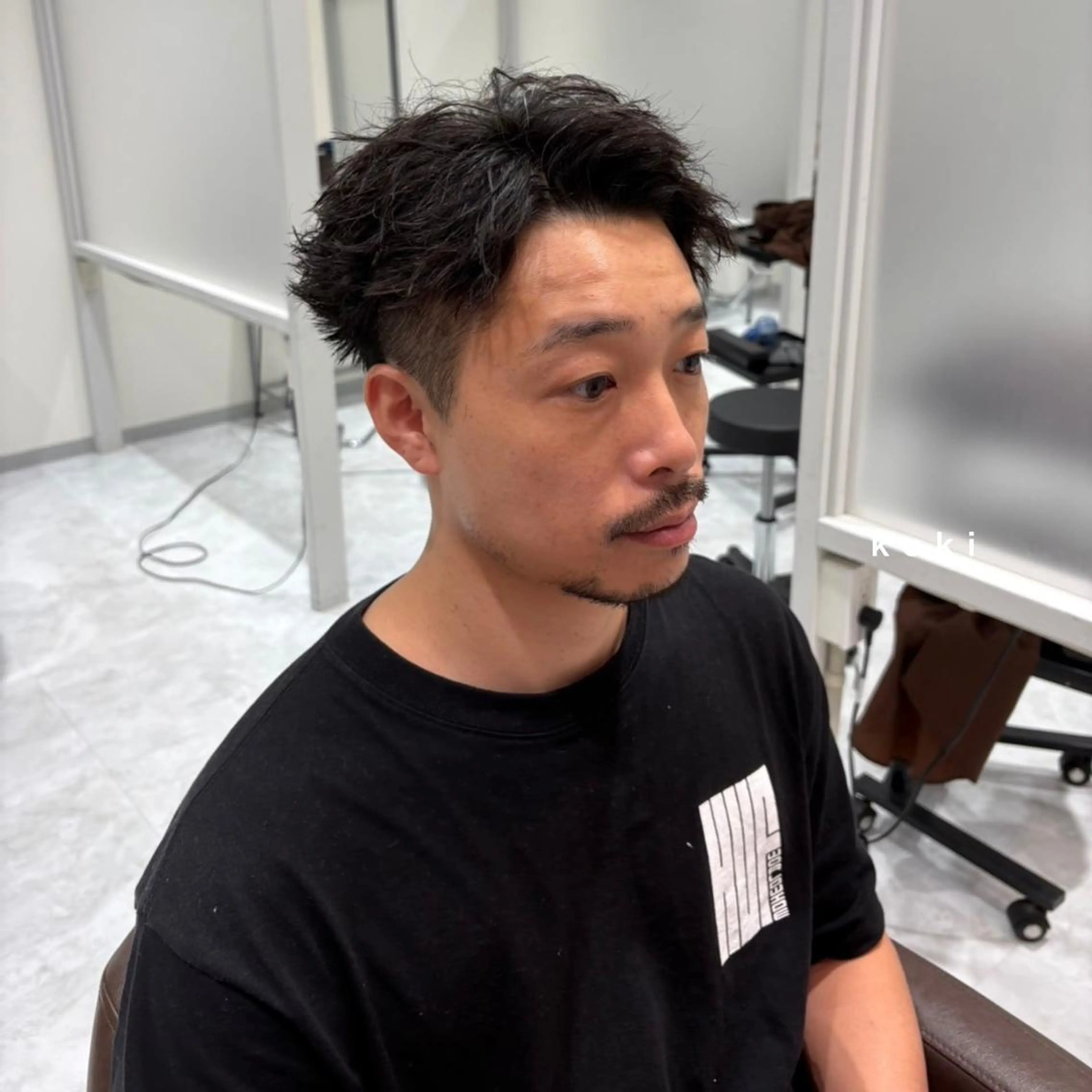 ミニモ学割 🥷 メンズカット＋デザインパーマ (スパイラル/ツイスト/ピン/フェザーetc…)の写真