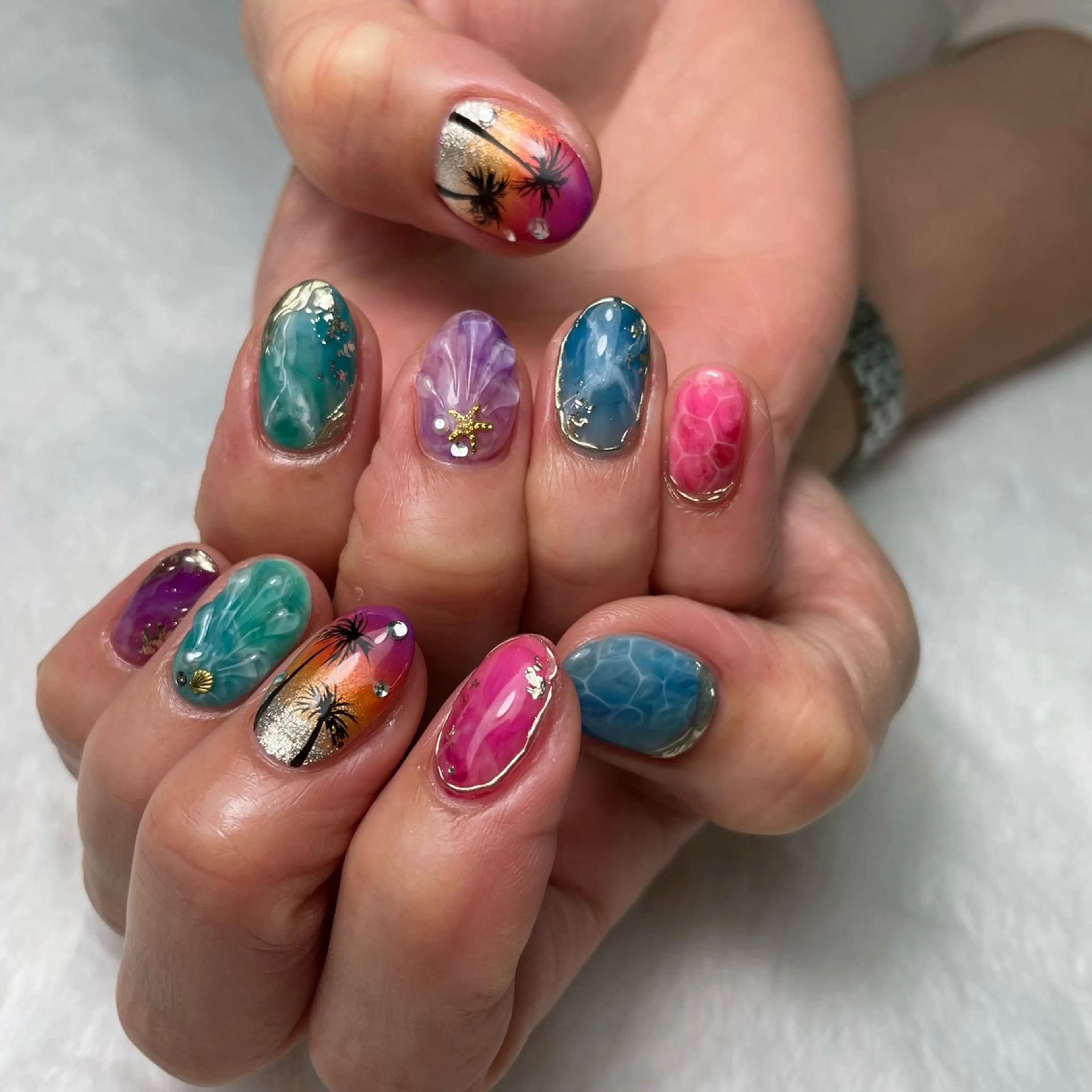 ネイル ハンドネイル kipinail 川﨑えりかのネイルデザイン