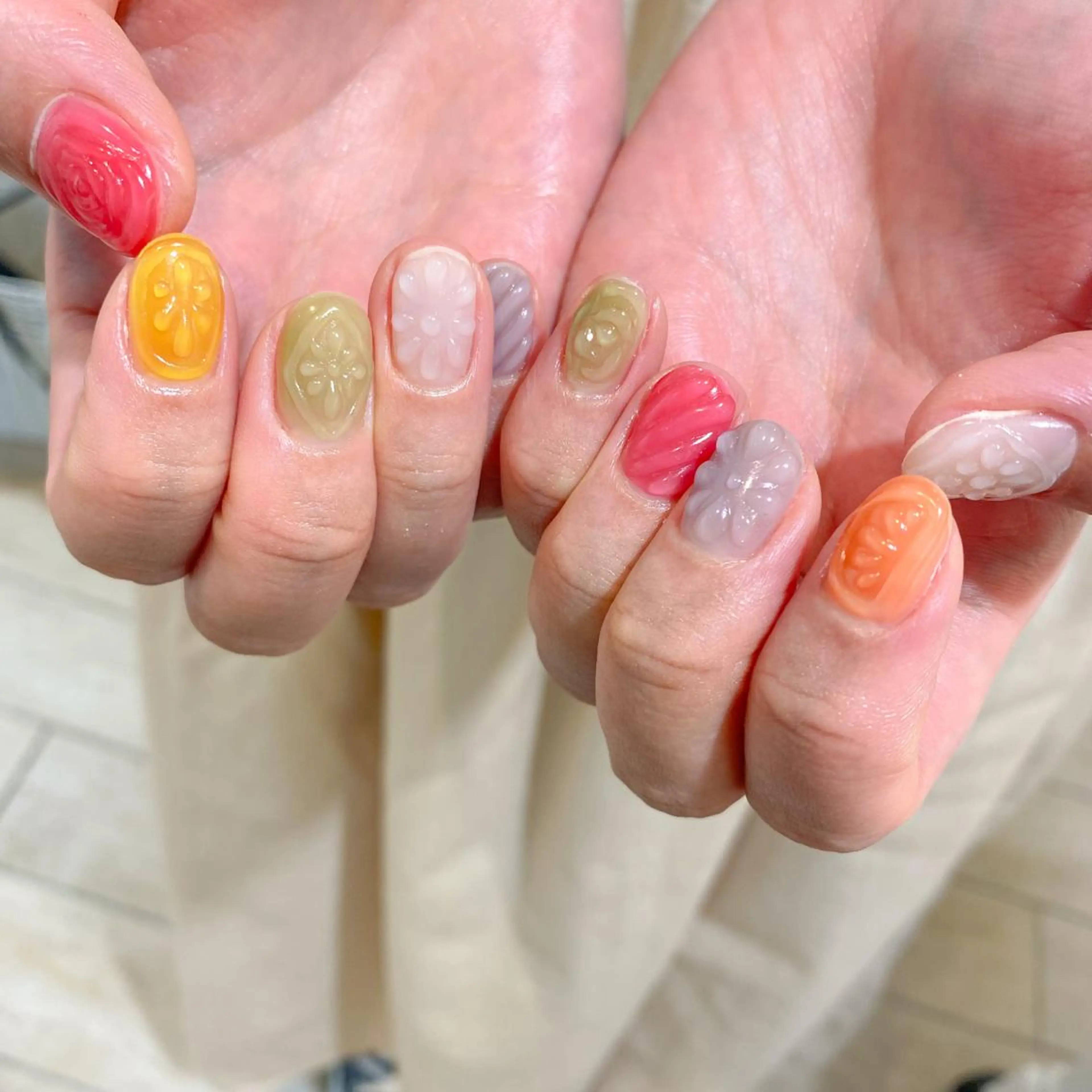 ネイル ハンドネイル タカハシ ☆パラジェルのネイルデザイン