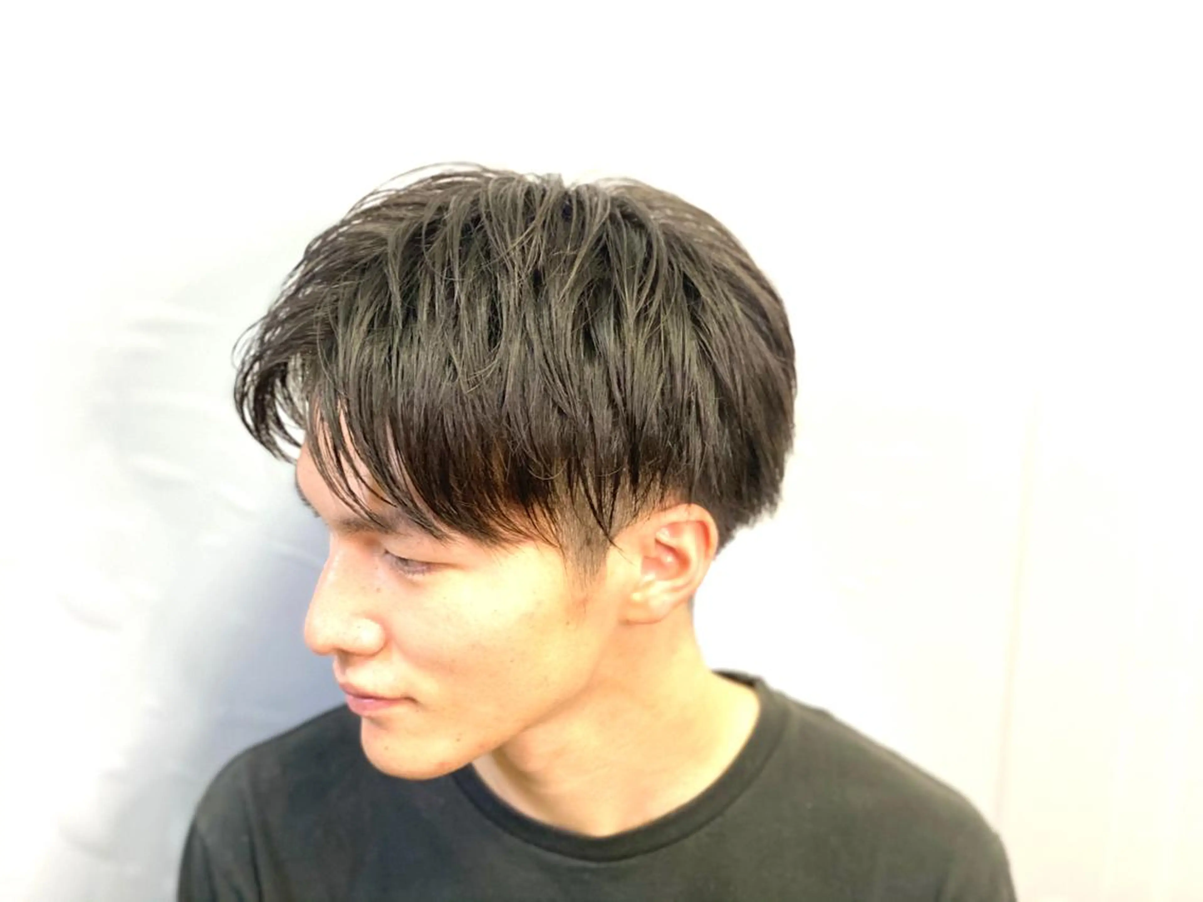 ミディアム メンズ HIRO GINZA 池袋東口店所属・林田 龍明のヘアスタイル