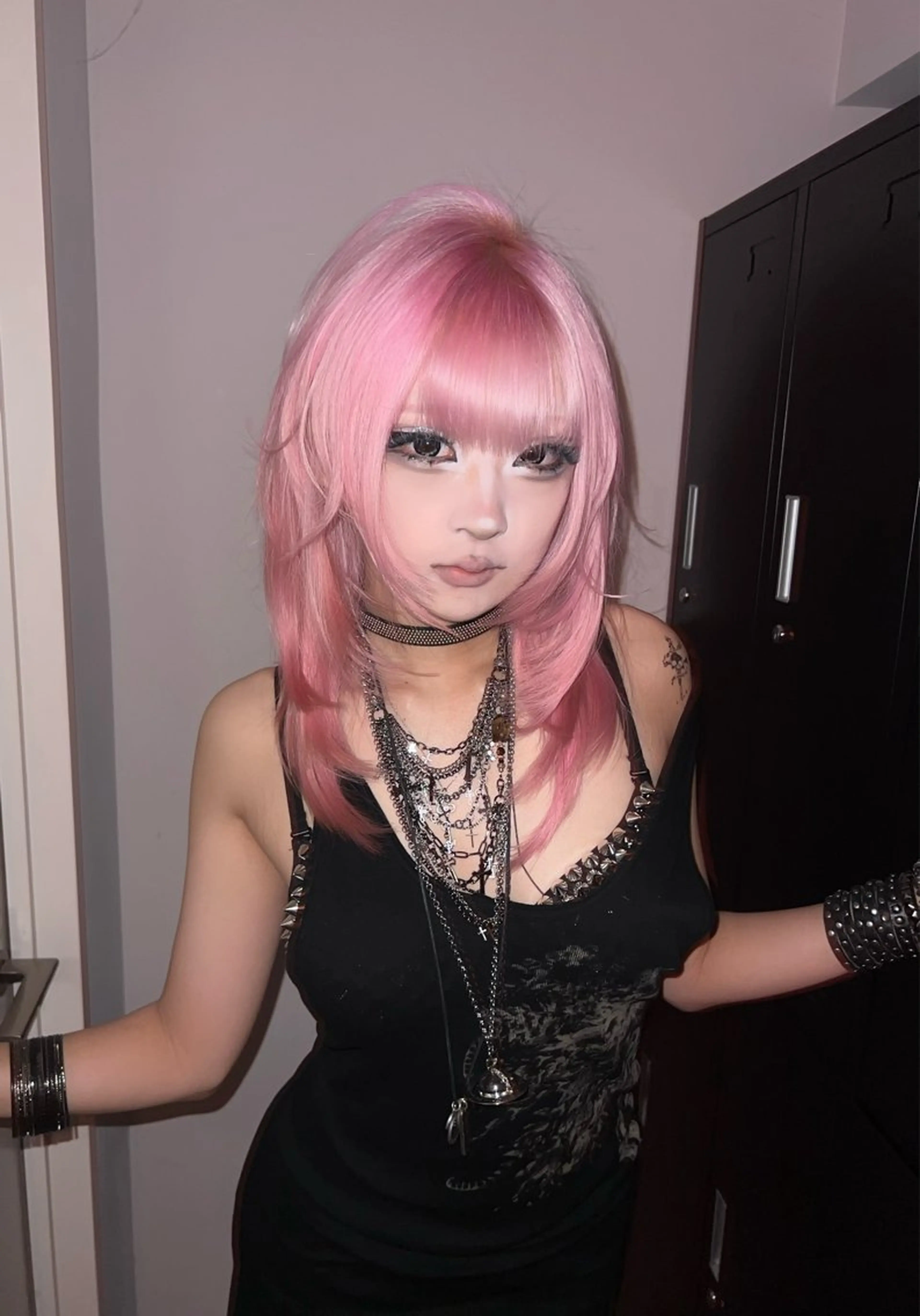 セミロング ヘアカラー AIRA/ブリーチ ‪/透明感カラーのヘアスタイル