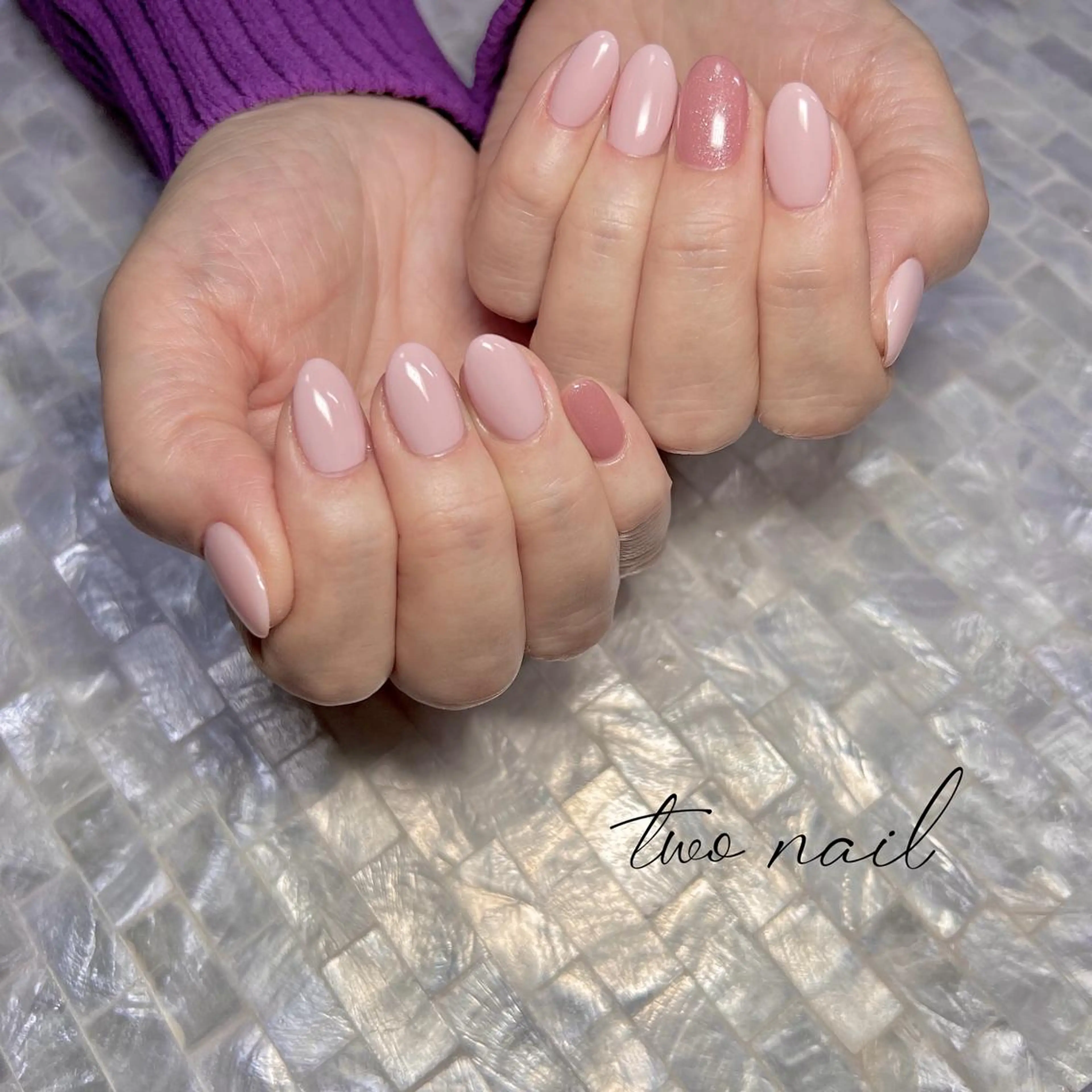 ネイル アートネイル フットネイル ハート ニュアンスネイル オフィスネイル ハンドネイル two nailのネイルデザイン