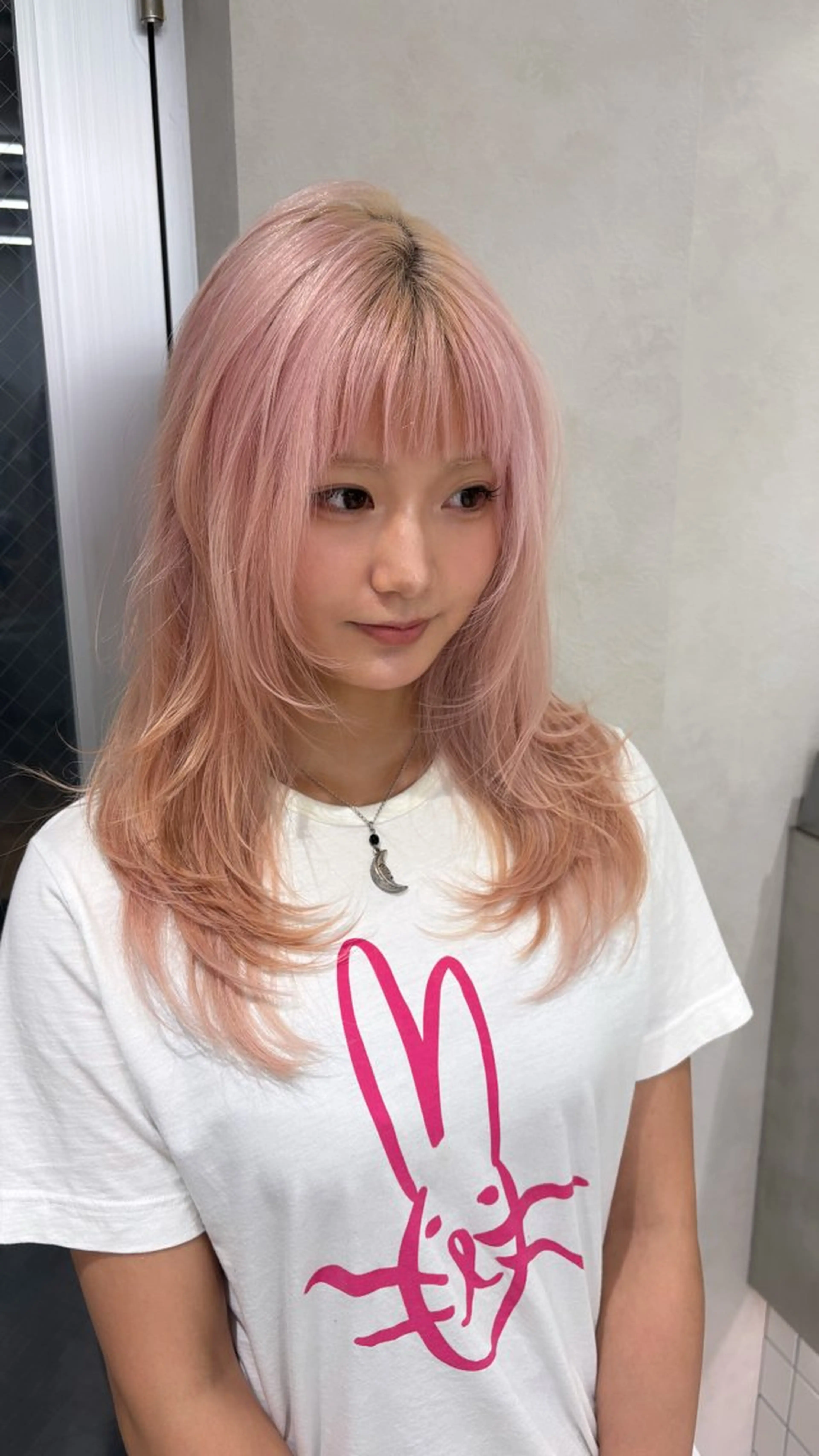 セミロング ハッシュカット ハイレイヤー レイヤーカット Yuta✂︎ 韓国レイヤー🪽のヘアスタイル