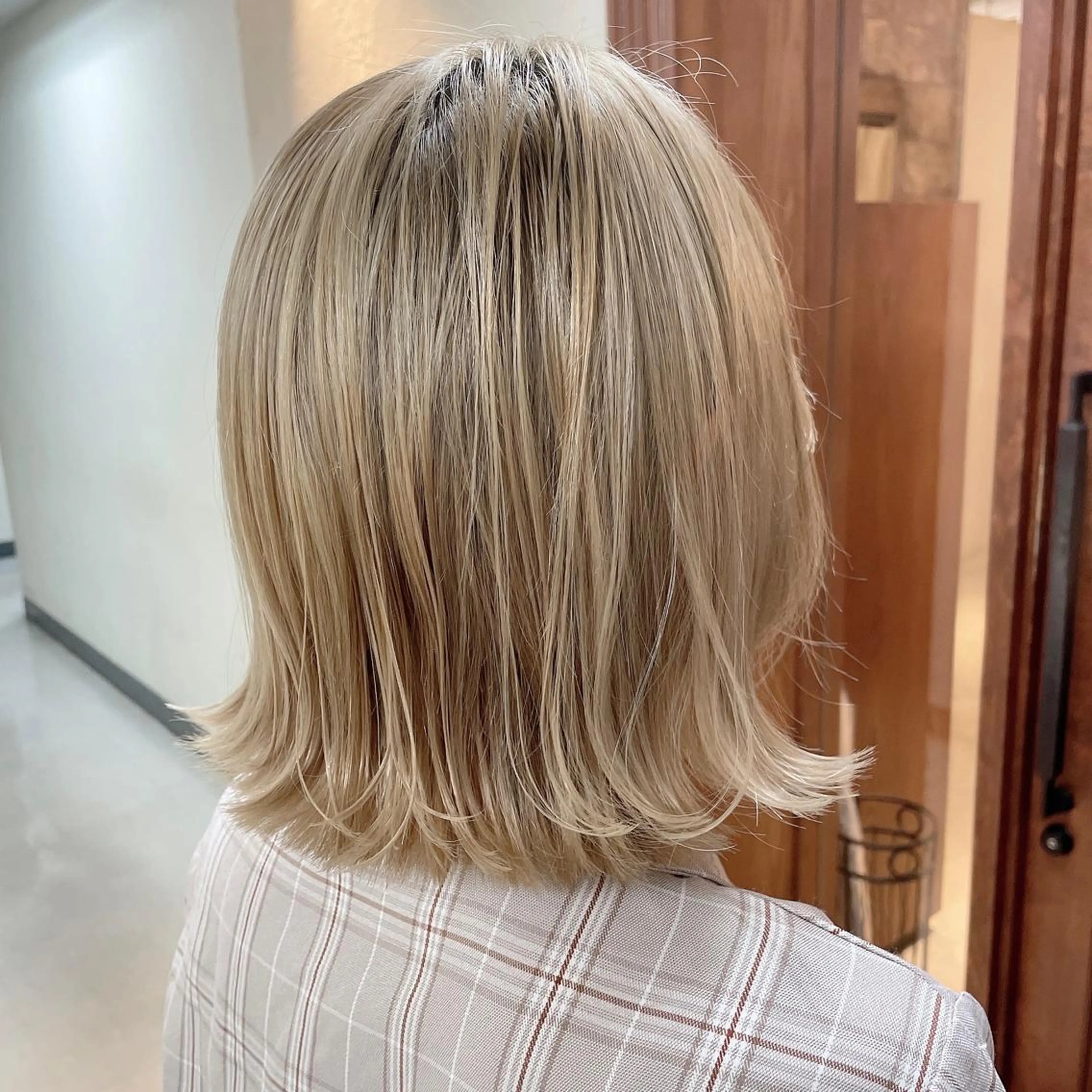 ミディアム カラー ヘアアレンジ maoブリーチ無し 似合わせカラーのヘアスタイル