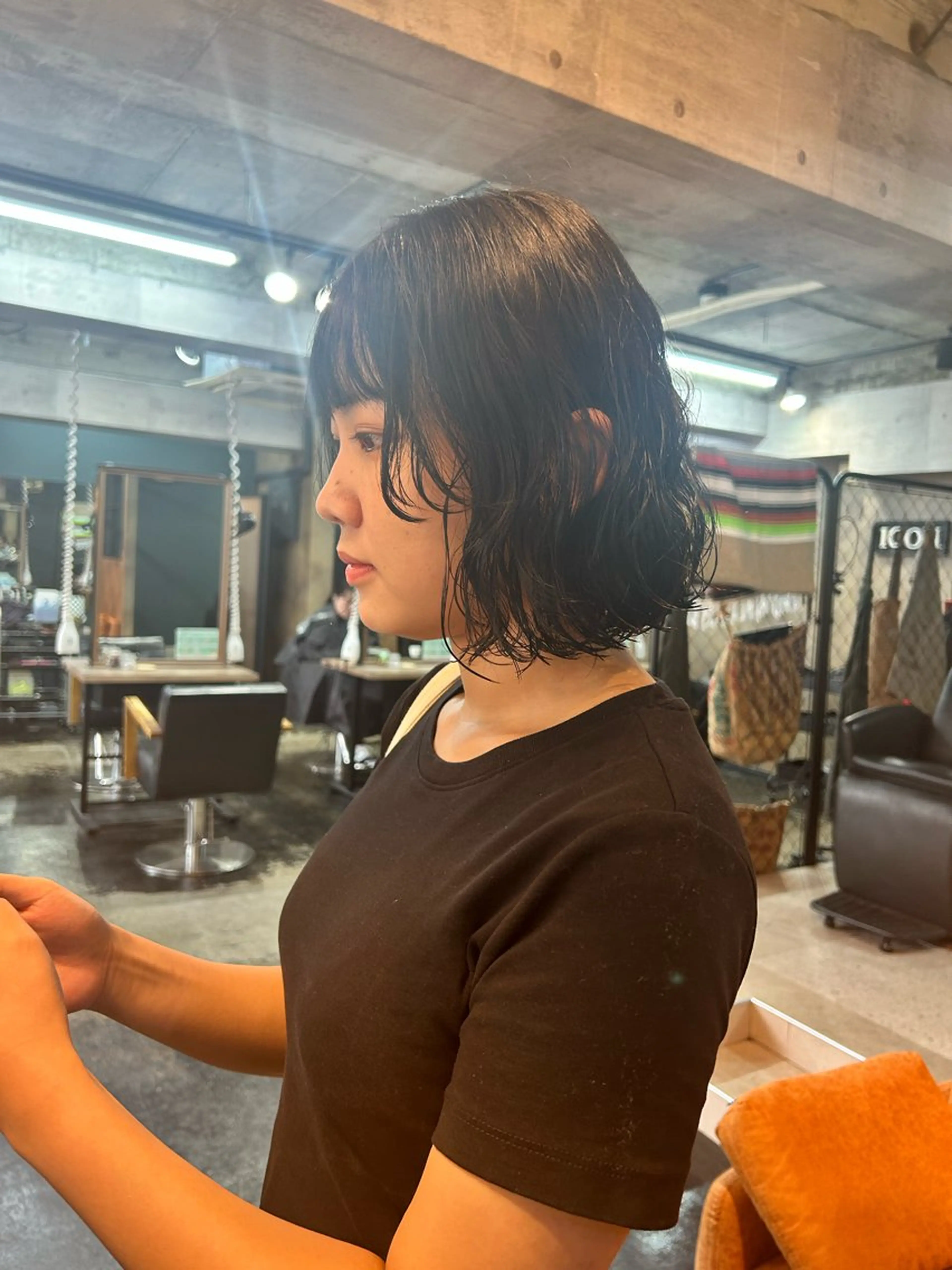 ミディアム パーマ ミディアムパーマ ボブ icon.hakata所属・kazuki iconのヘアスタイル