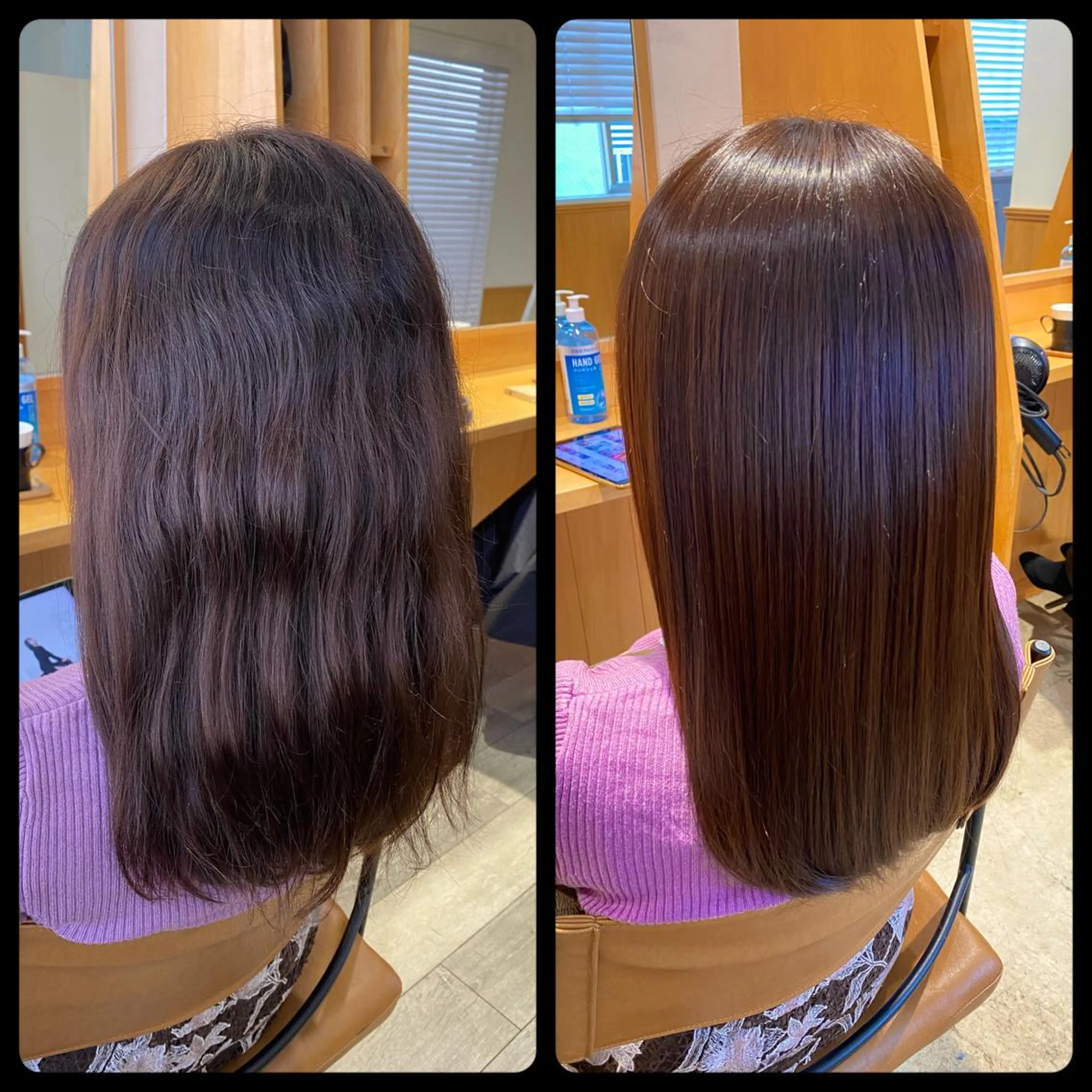 ミディアム トリートメント カット ヘアカラー トリートメント AMPHITOKYO 平林のヘアスタイル