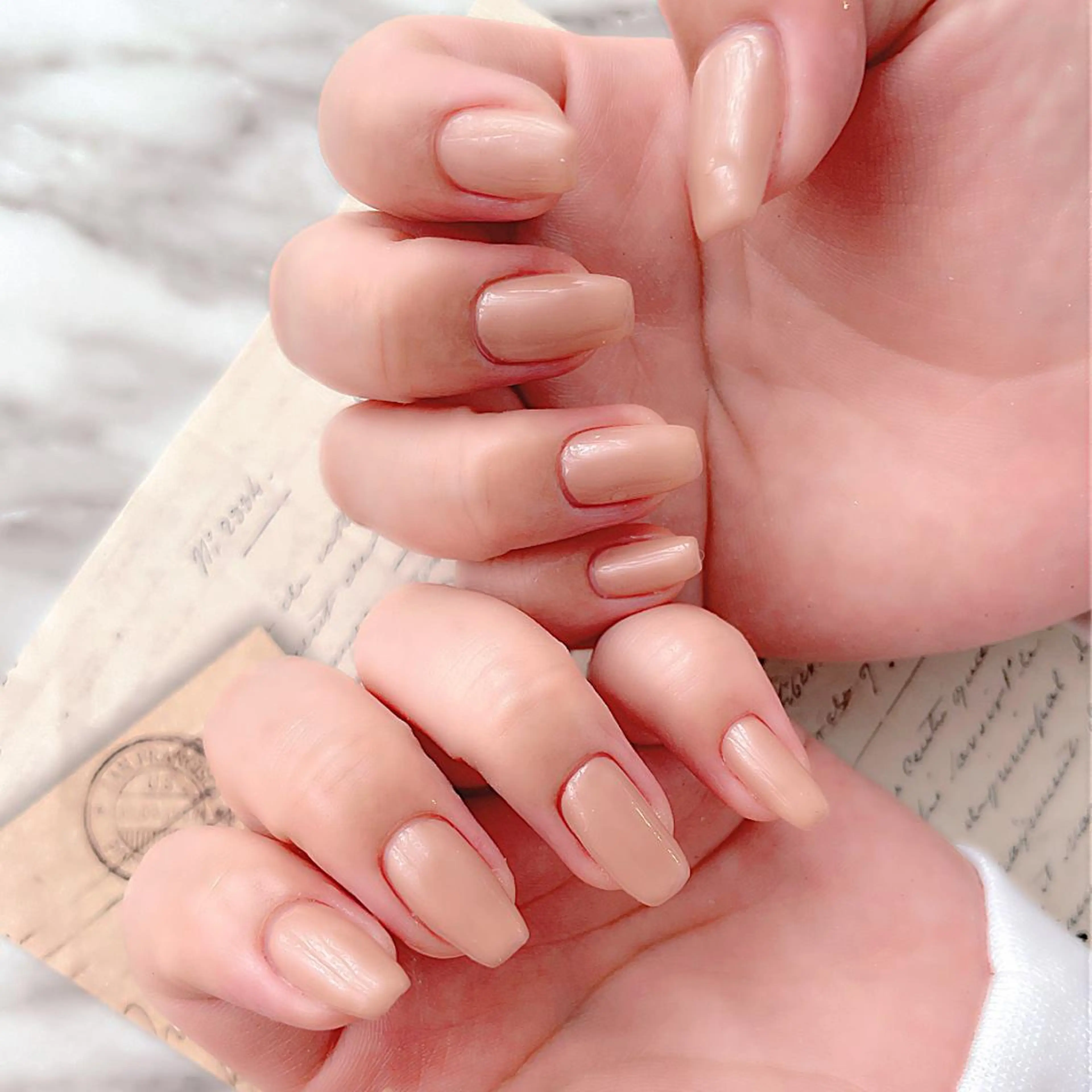 ネイル シンプルネイル ハンドネイル Nail &Beauty Salon ☆Kirari☆所属・ビューティサロン ☆Kirari☆のネイルデザイン