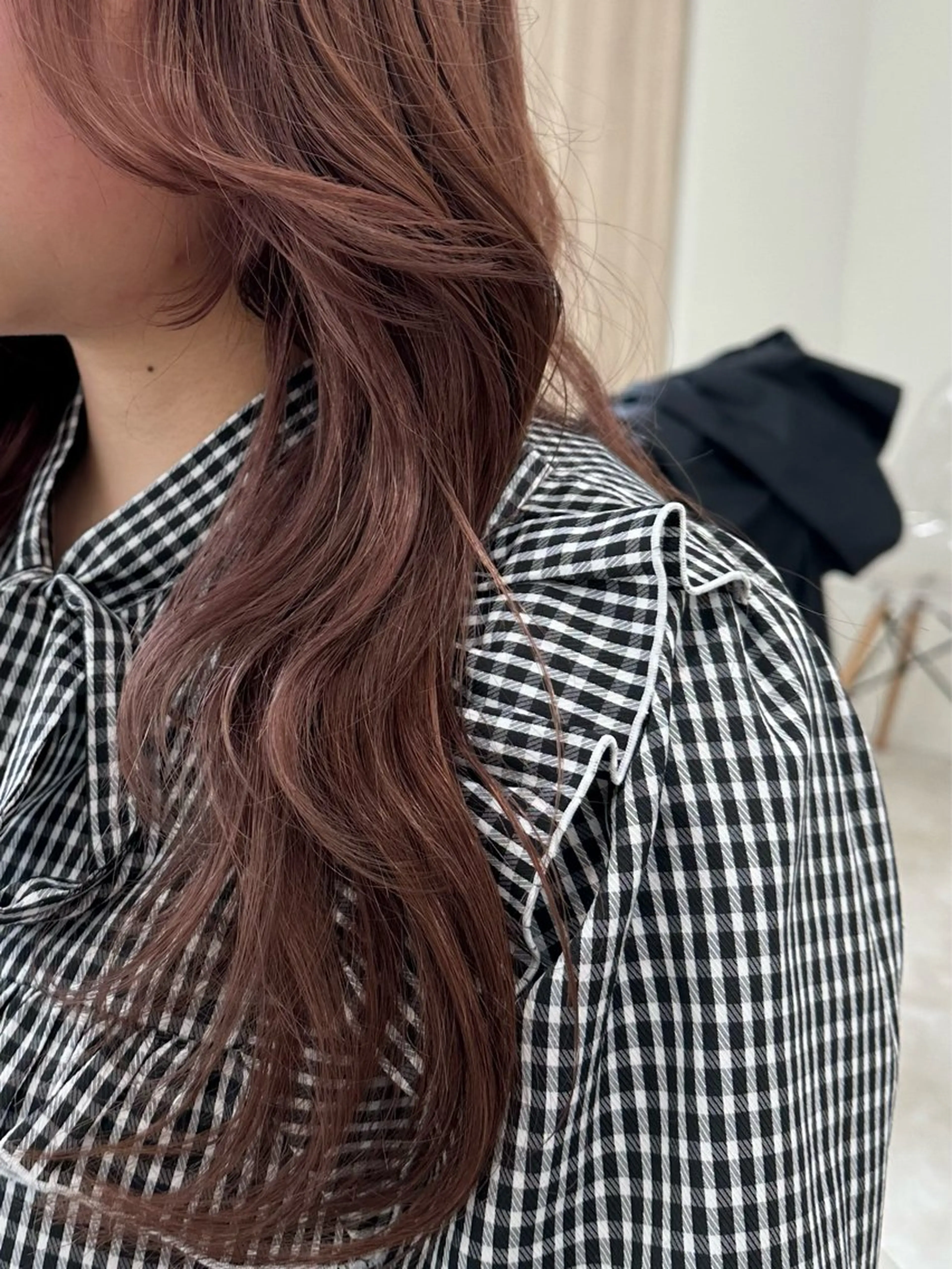 セミロング カラー ベージュカラー ブリーチ ピンクカラー ピンクベージュ ヘアカラー トリートメント yu-kiハイトーン /ブリーチ無しカラーのヘアスタイル