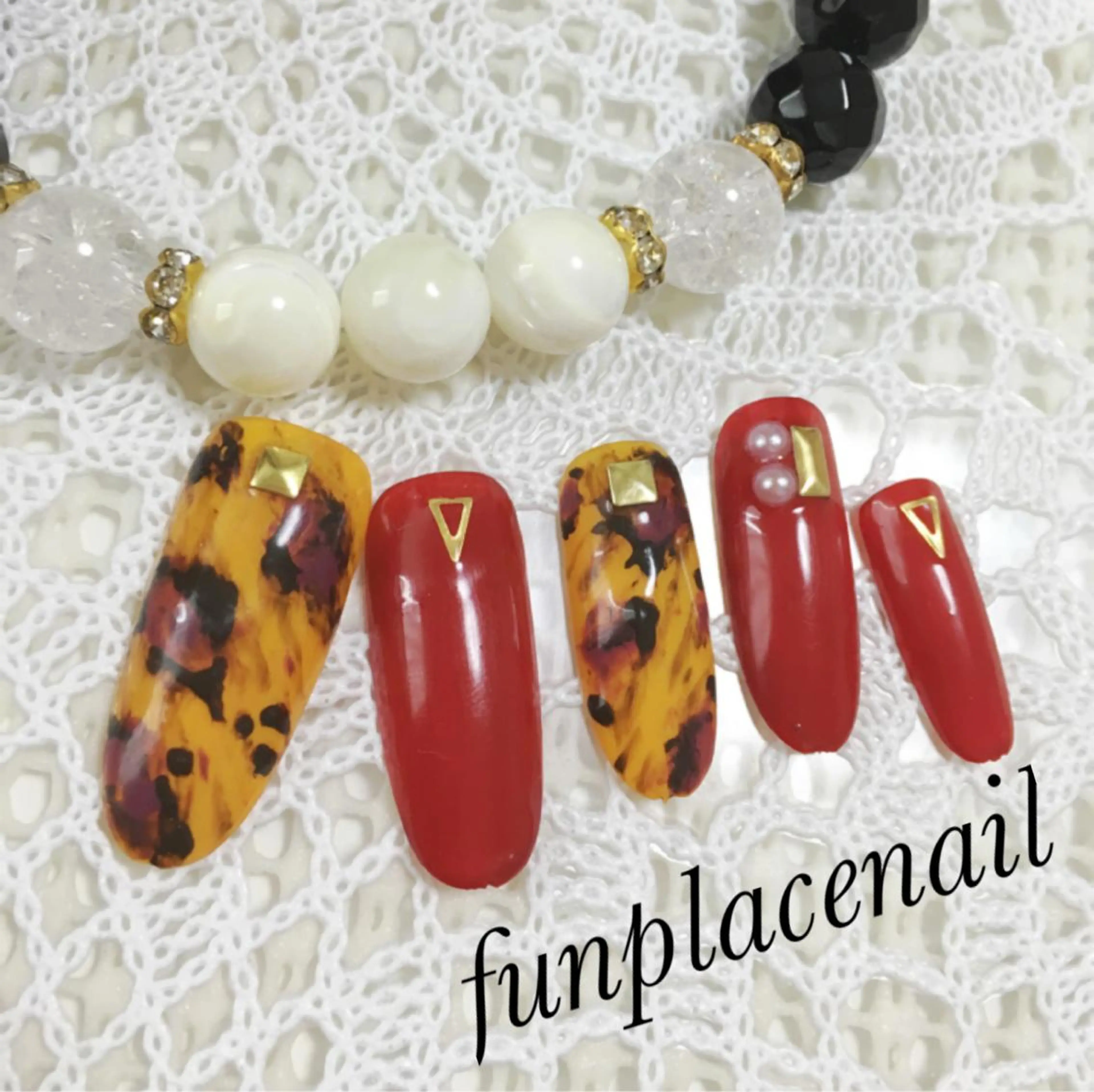 ショート ミディアム セミロング ロング カラー パーマ ヘアアレンジ メンズ キッズ ネイル まつエク nail salon＆school felice所属・フェリーチェ瑞江店 新山のネイルデザイン