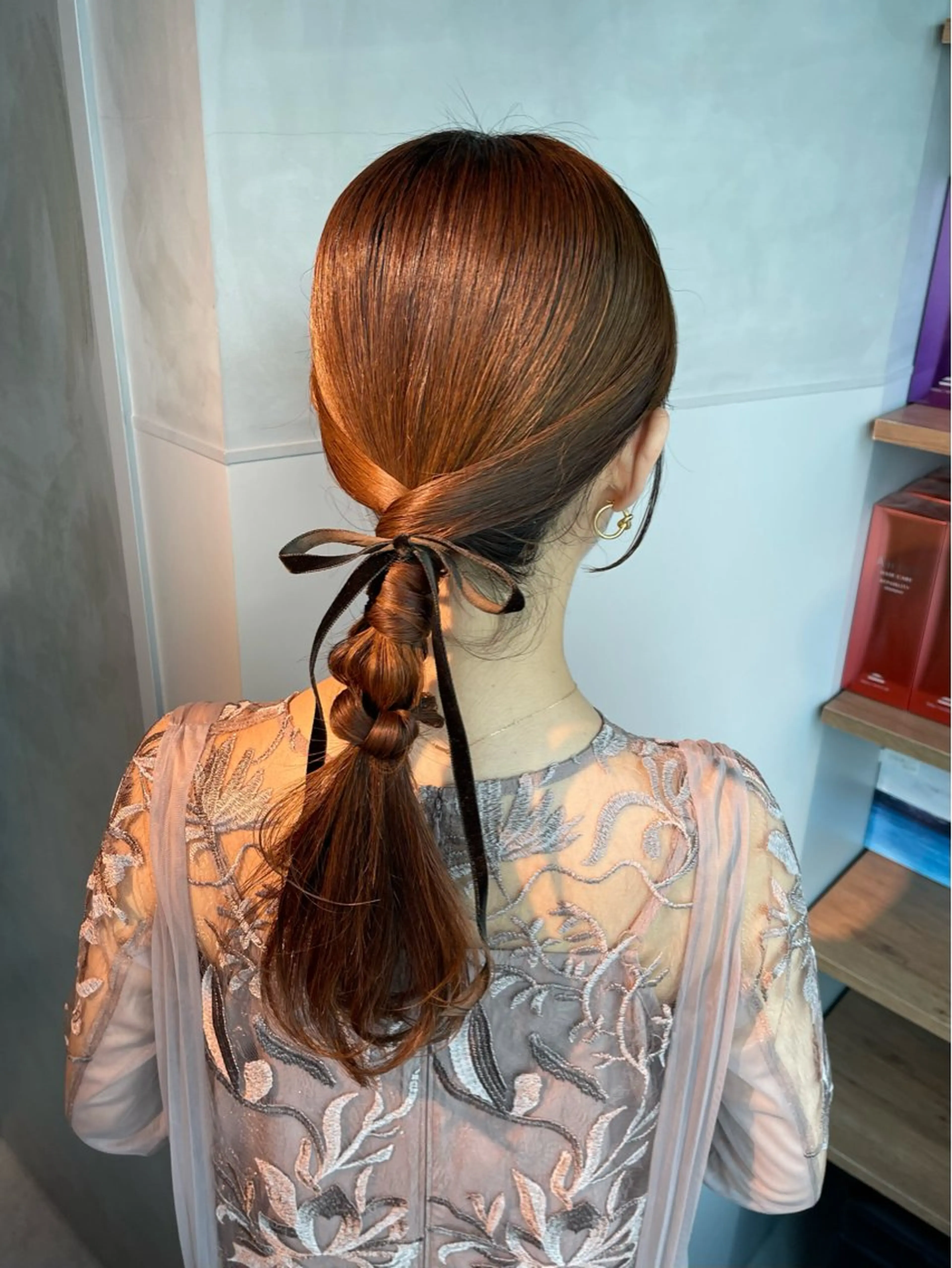 ヘアアレンジ 結婚式・ブライダル 卒業式のヘアスタイル ヘアセット charm《銀座》 ヘアセット/縮毛矯正のヘアスタイル