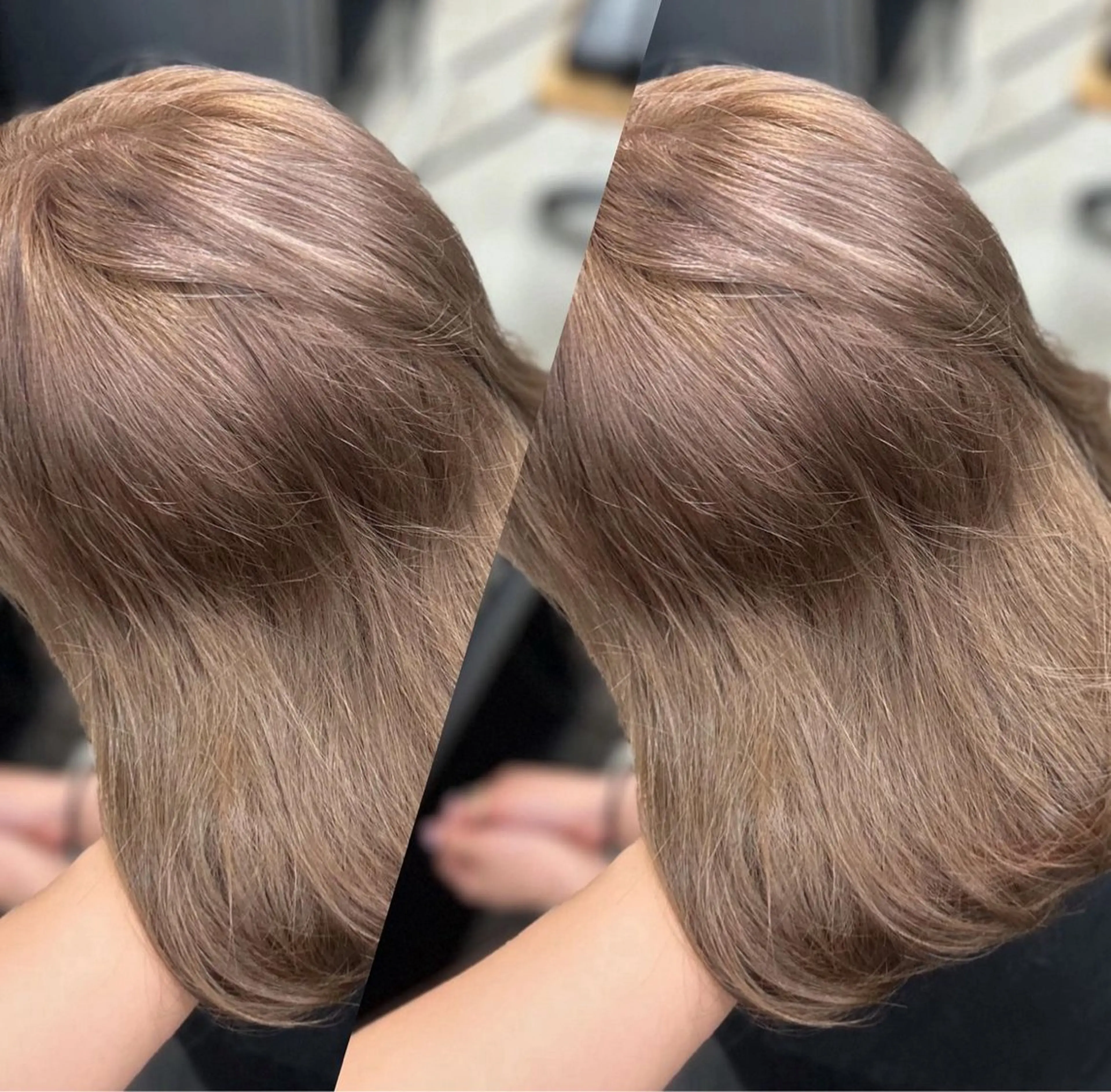 カラー ベージュカラー ブリーチ ケアブリーチ ラベンダーカラー ミルクティーベージュ ICY表参道所属・ERIKA YAMAMOTOのヘアスタイル