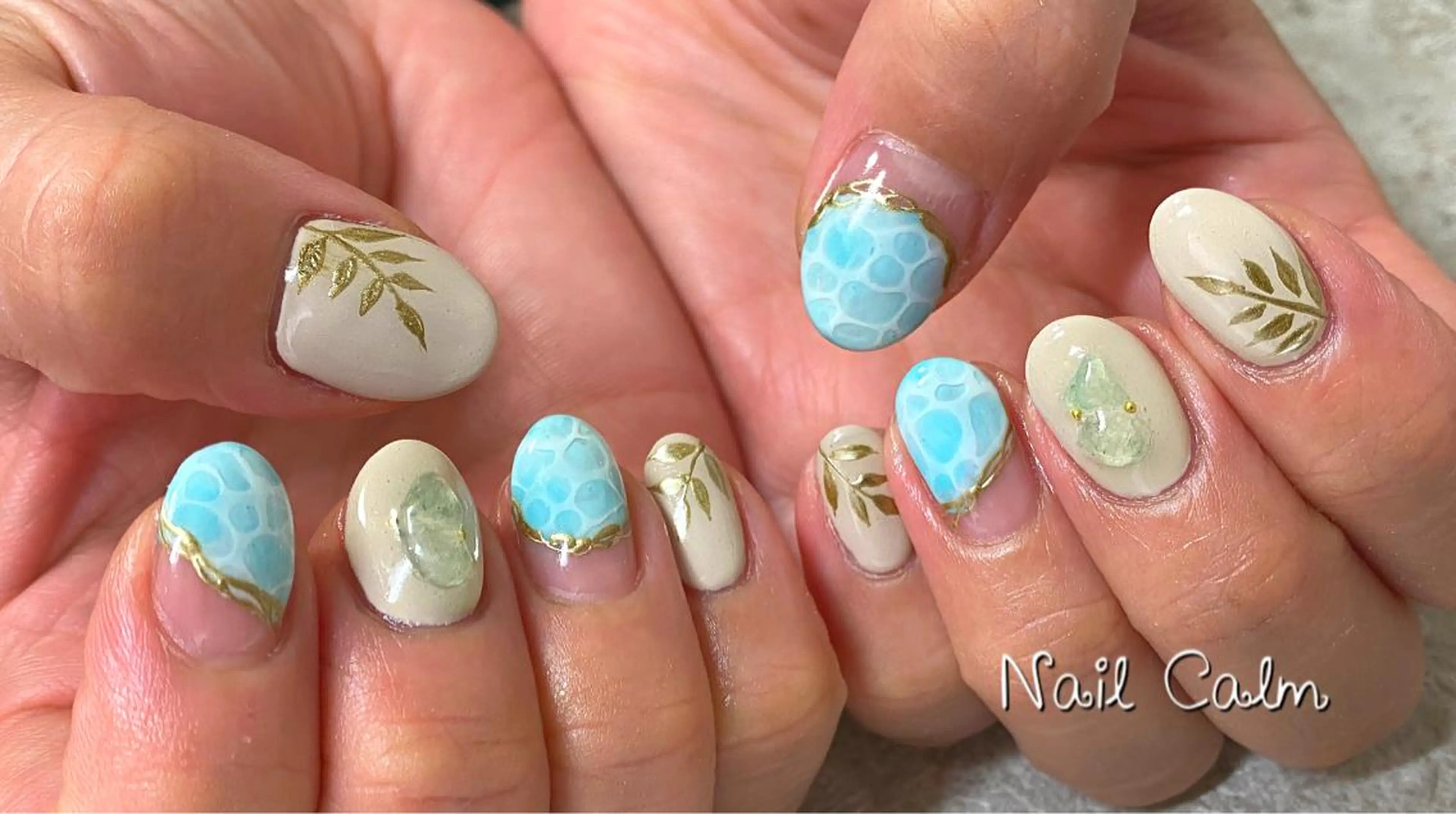 ネイル アートネイル ハンドネイル Nail Calm所属・プライベートサロン Calmのネイルデザイン