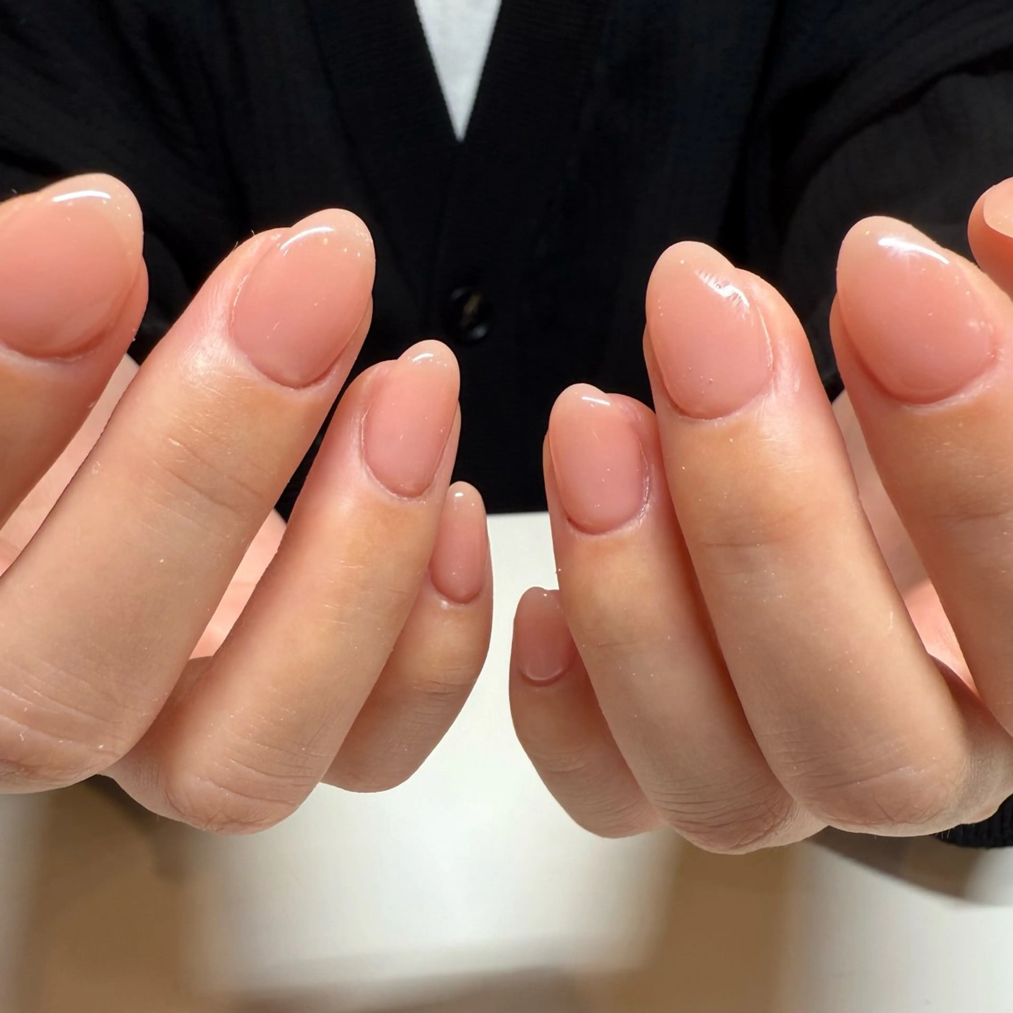 ネイル ピンク ピンクベージュ tanami toshikoのネイルデザイン