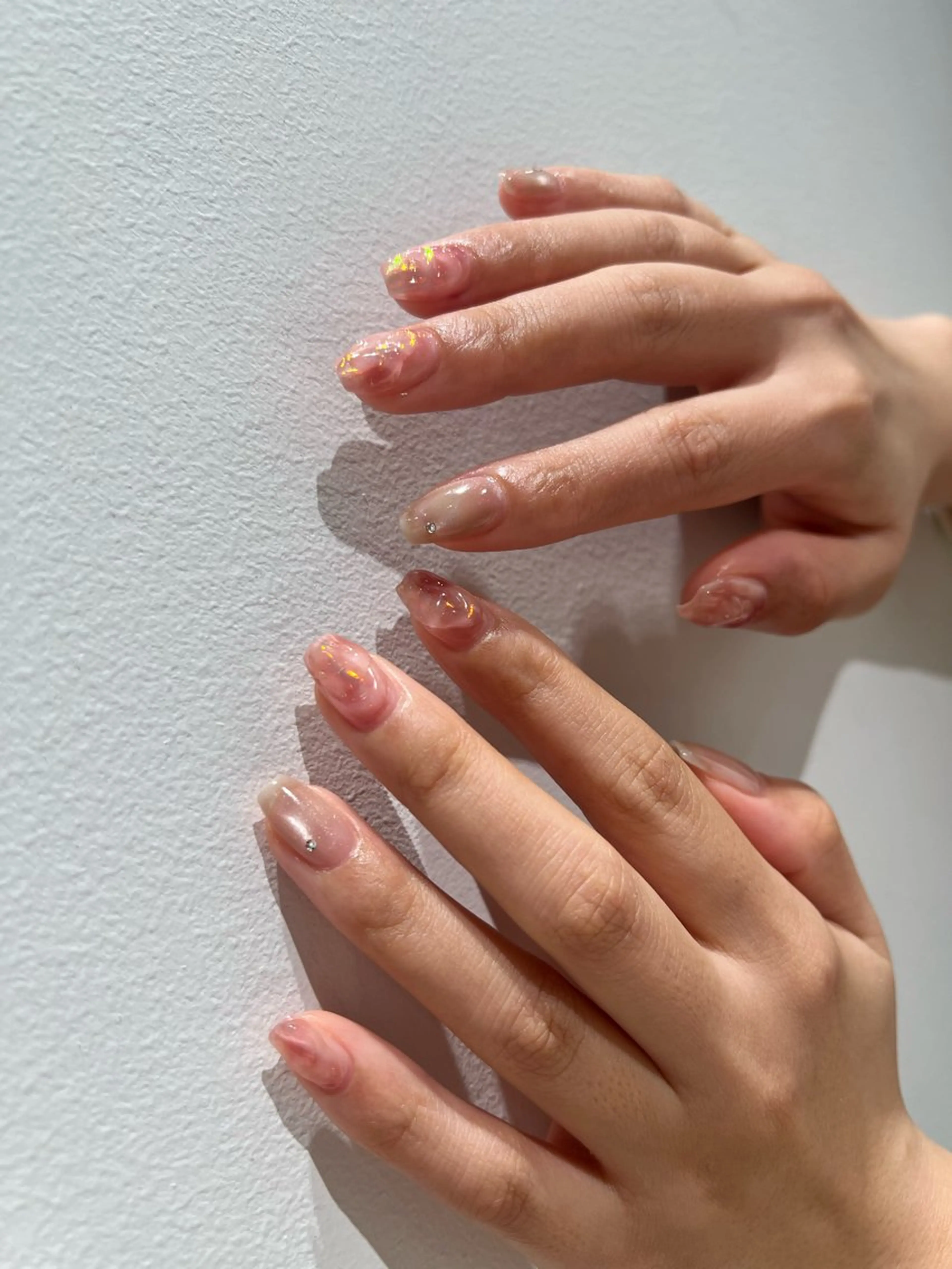 ◻オフ無し◻ ハンドジェルネイル：定額デザインプラン 🌼オフ代込🌼の写真