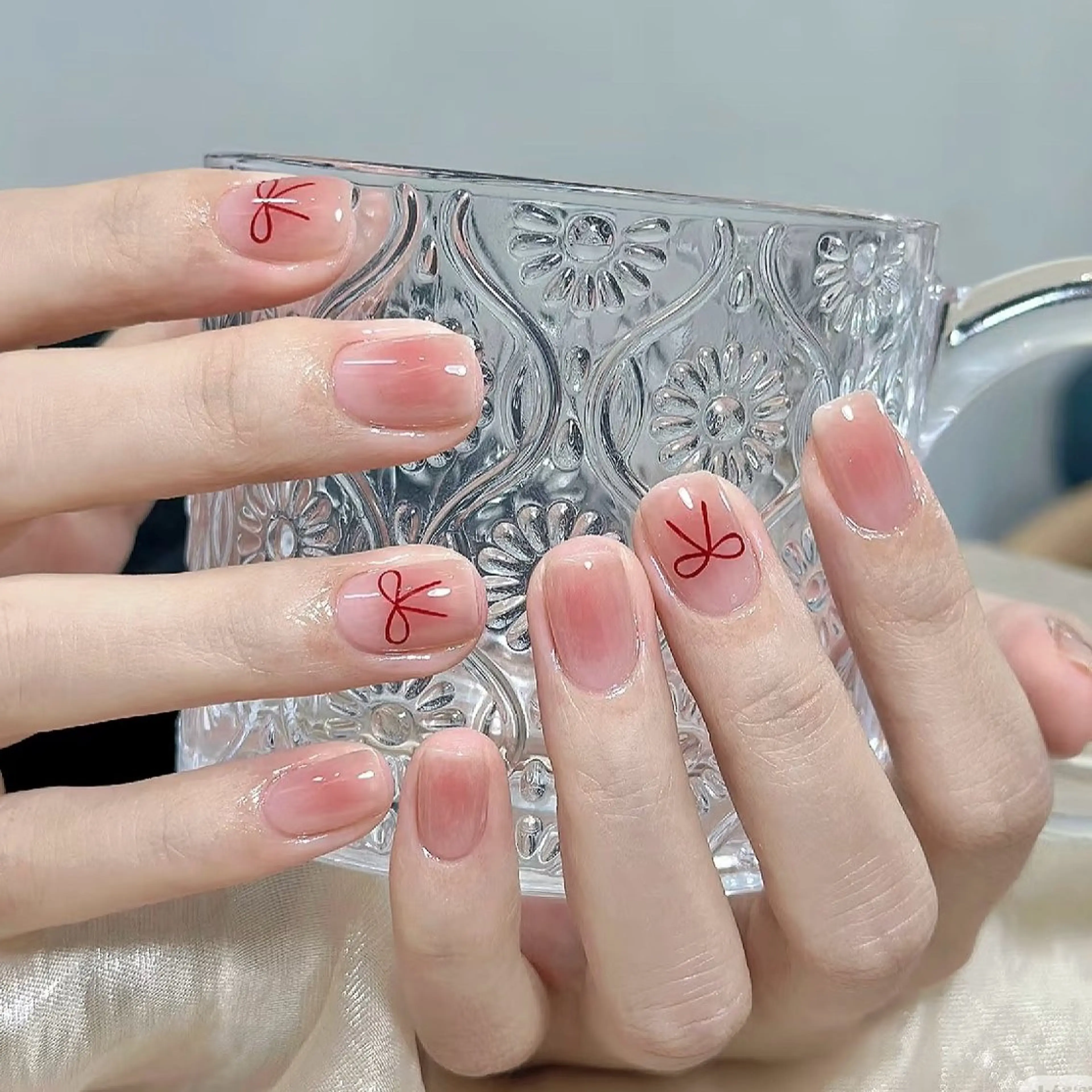 大人気🍑チークネイル✨の写真