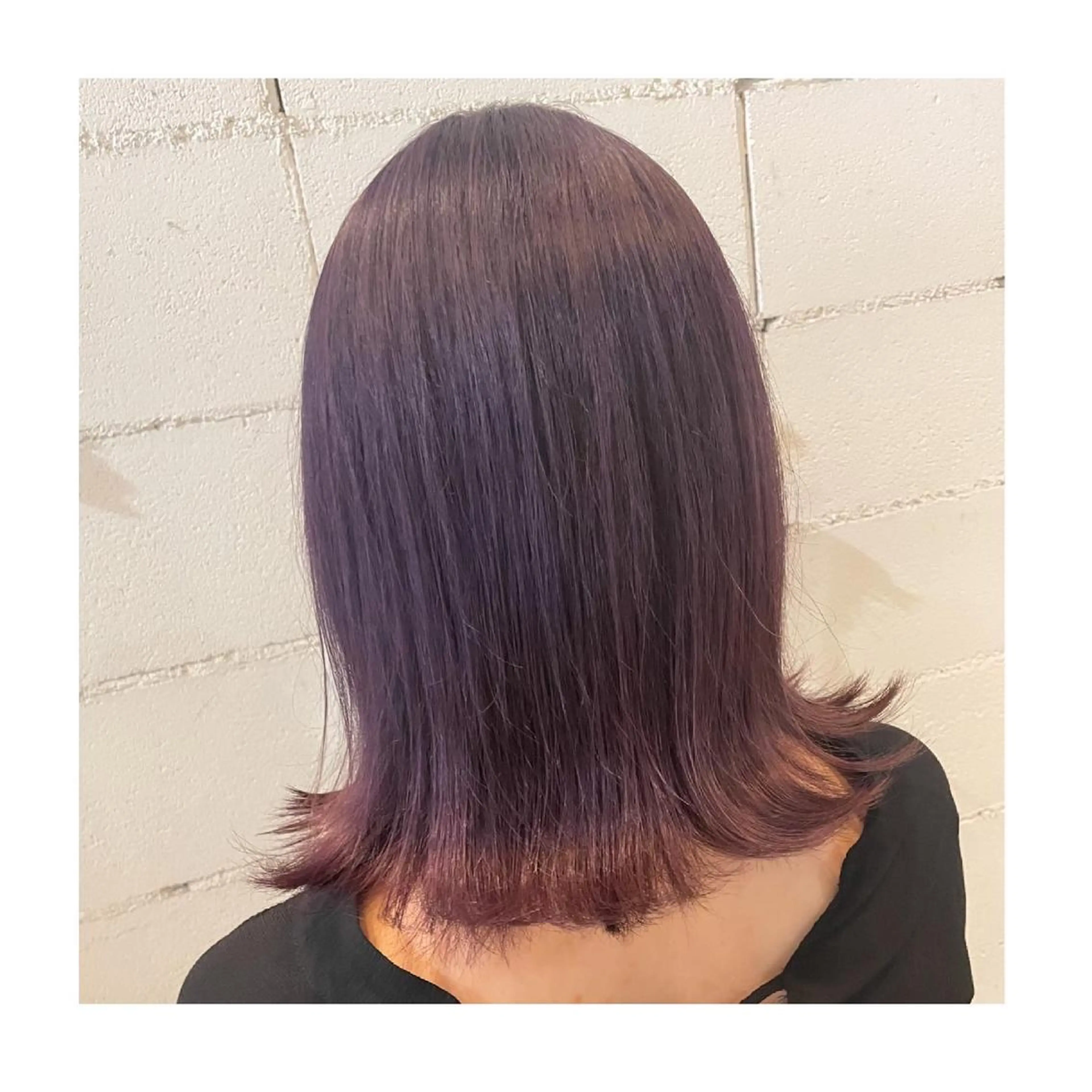 ミディアム カラー ラベンダーカラー ラベンダーピンク ピンクカラー ヘアカラー トリートメント ❁⃘ ち だ り さ ❁⃘のヘアスタイル