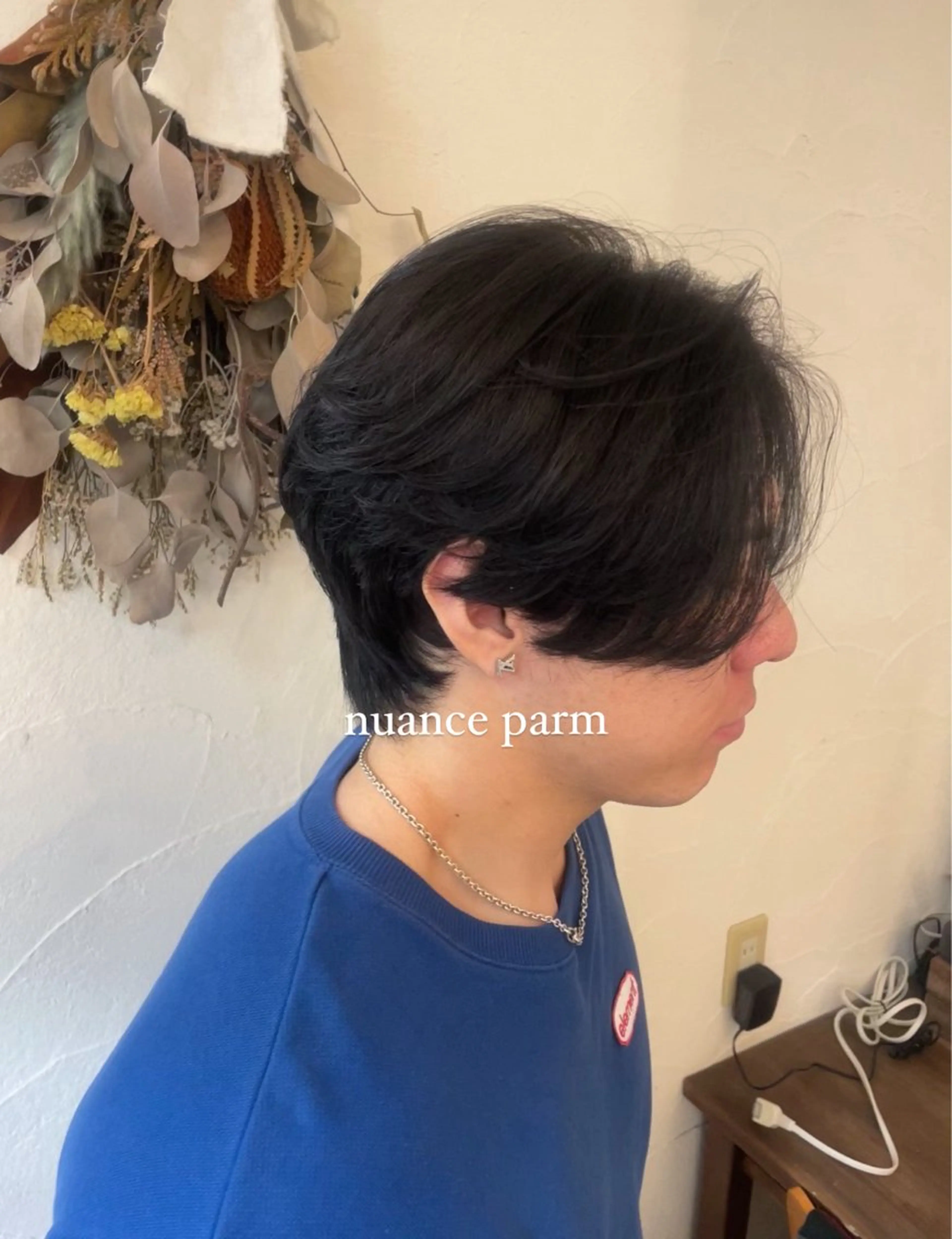 ショート パーマ メンズ メンズパーマ ニュアンスパーマ Hair muse'e所属・加藤 愛鈴のヘアスタイル