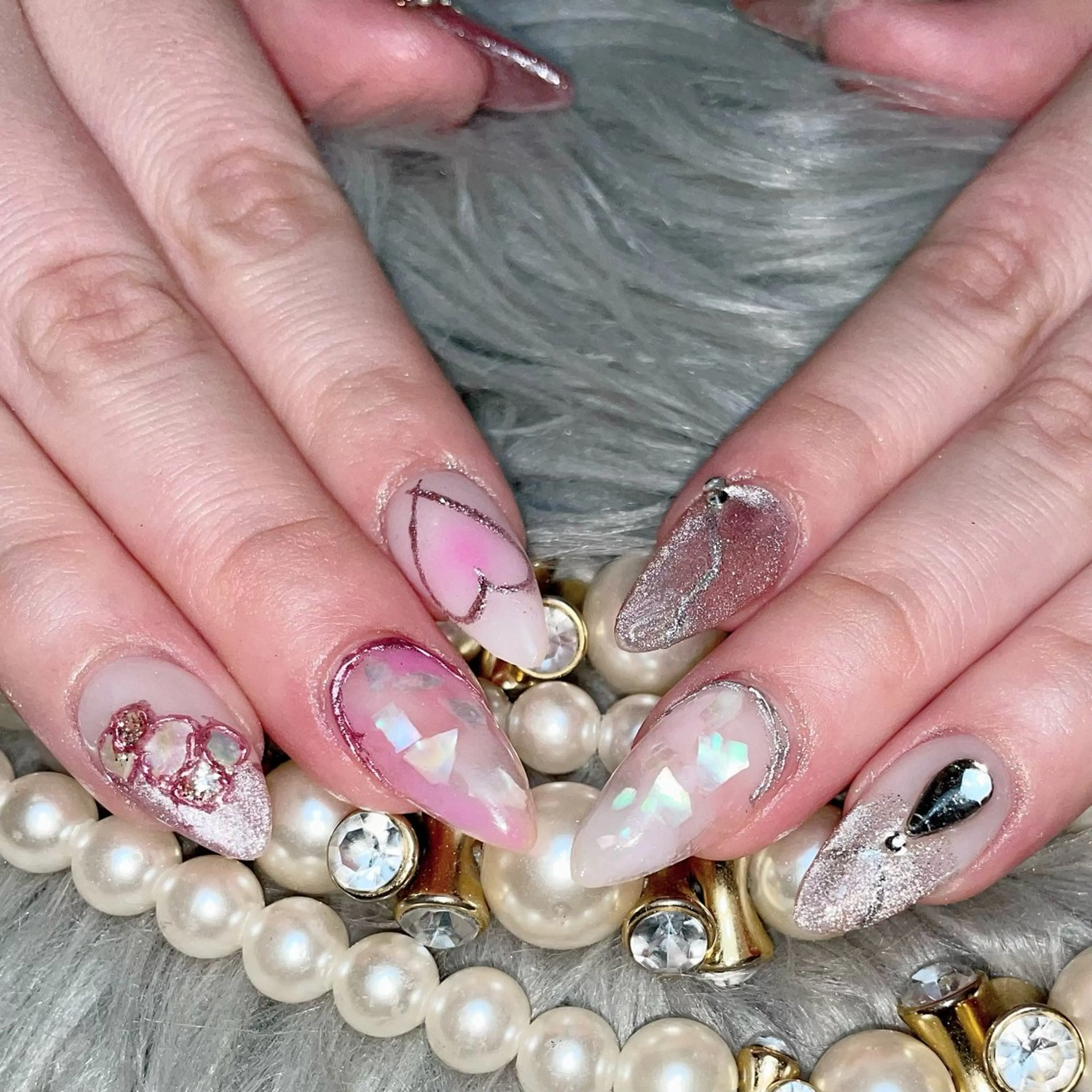 ネイル ハンドネイル ネイルサロンfeel茂原店所属・Feel ‪‪☺︎‬Yuriaのネイルデザイン