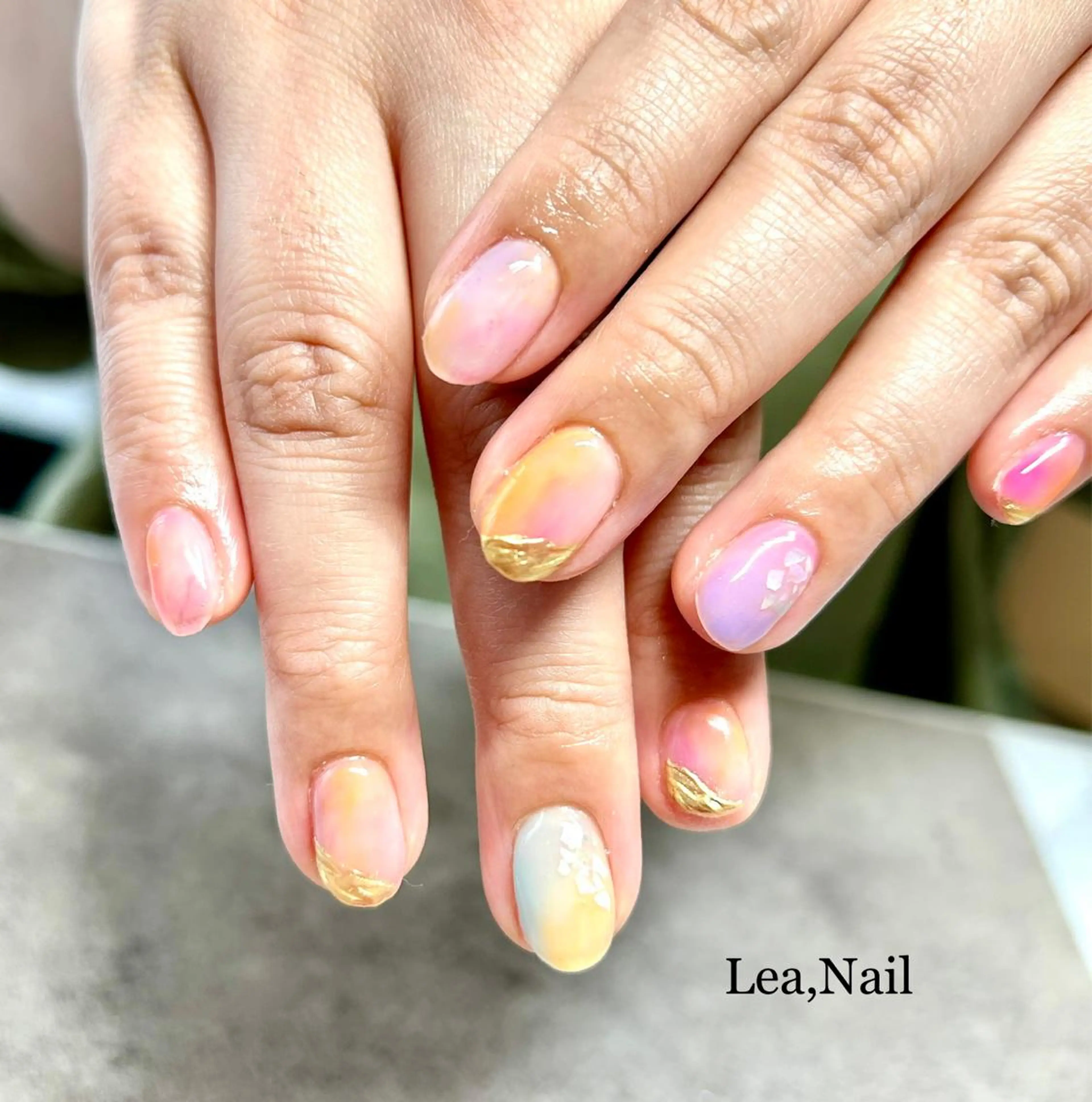 ネイル ハンドネイル Lea,Nail所属・松橋 愛のネイルデザイン