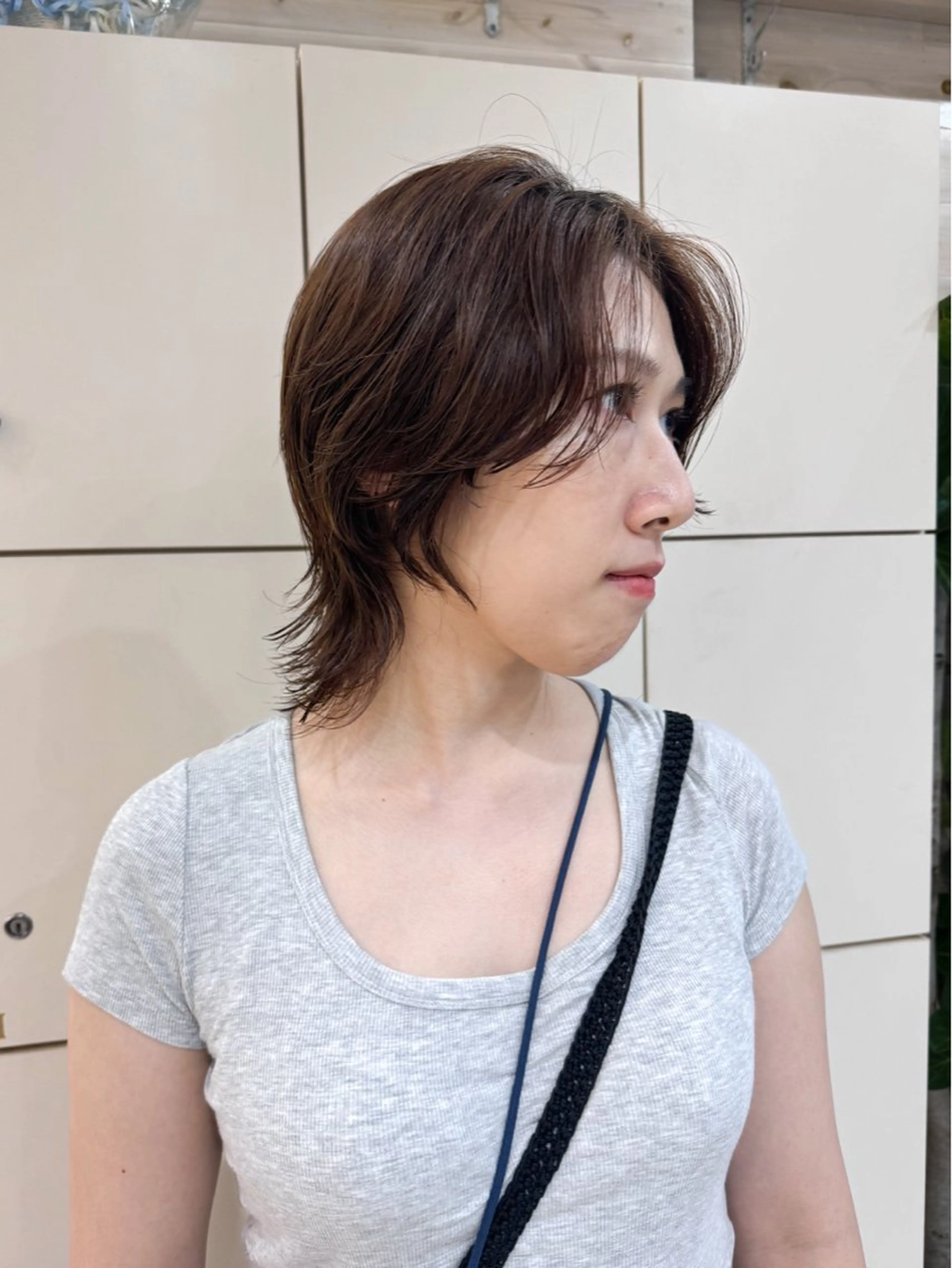 ショート カラー パーマ カット パーマ Seeknext // Rukaのヘアスタイル