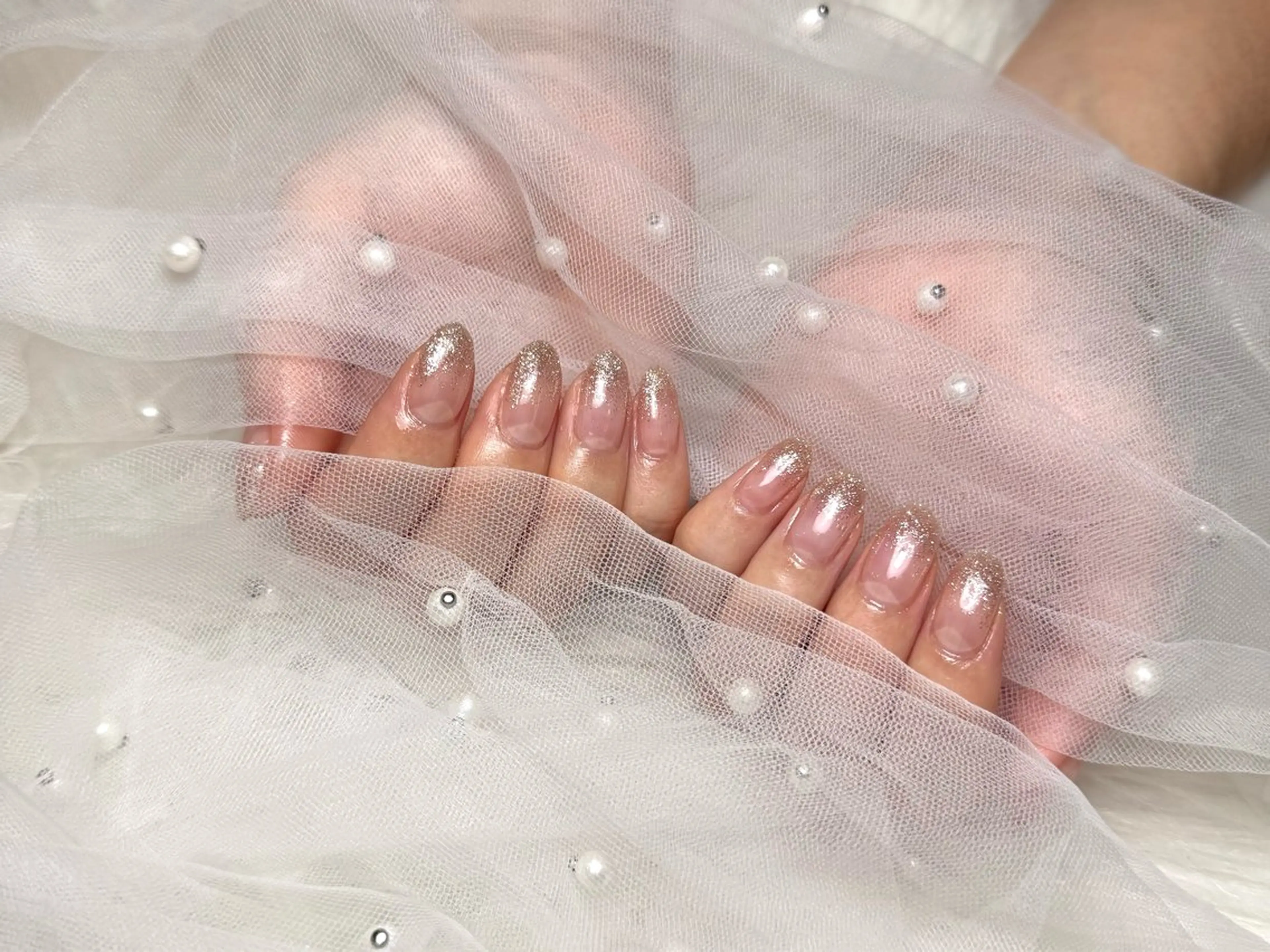 ネイル ハンドネイル フットネイル peTiT ✨️ yuzuki💞🫧のネイルデザイン