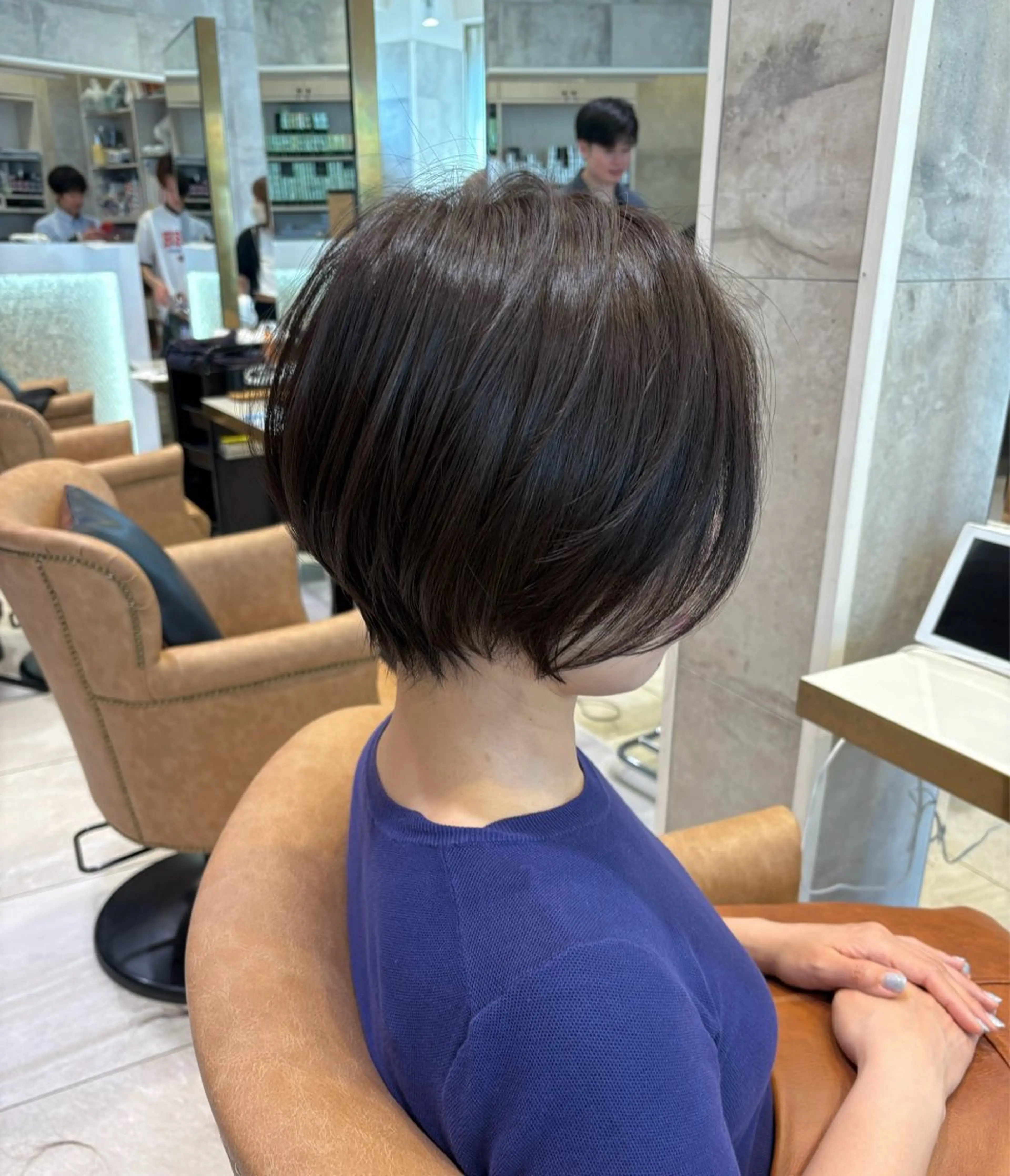 ショート カラー カット ヘアカラー ヘッドスパ 高橋 佳愛のヘアスタイル