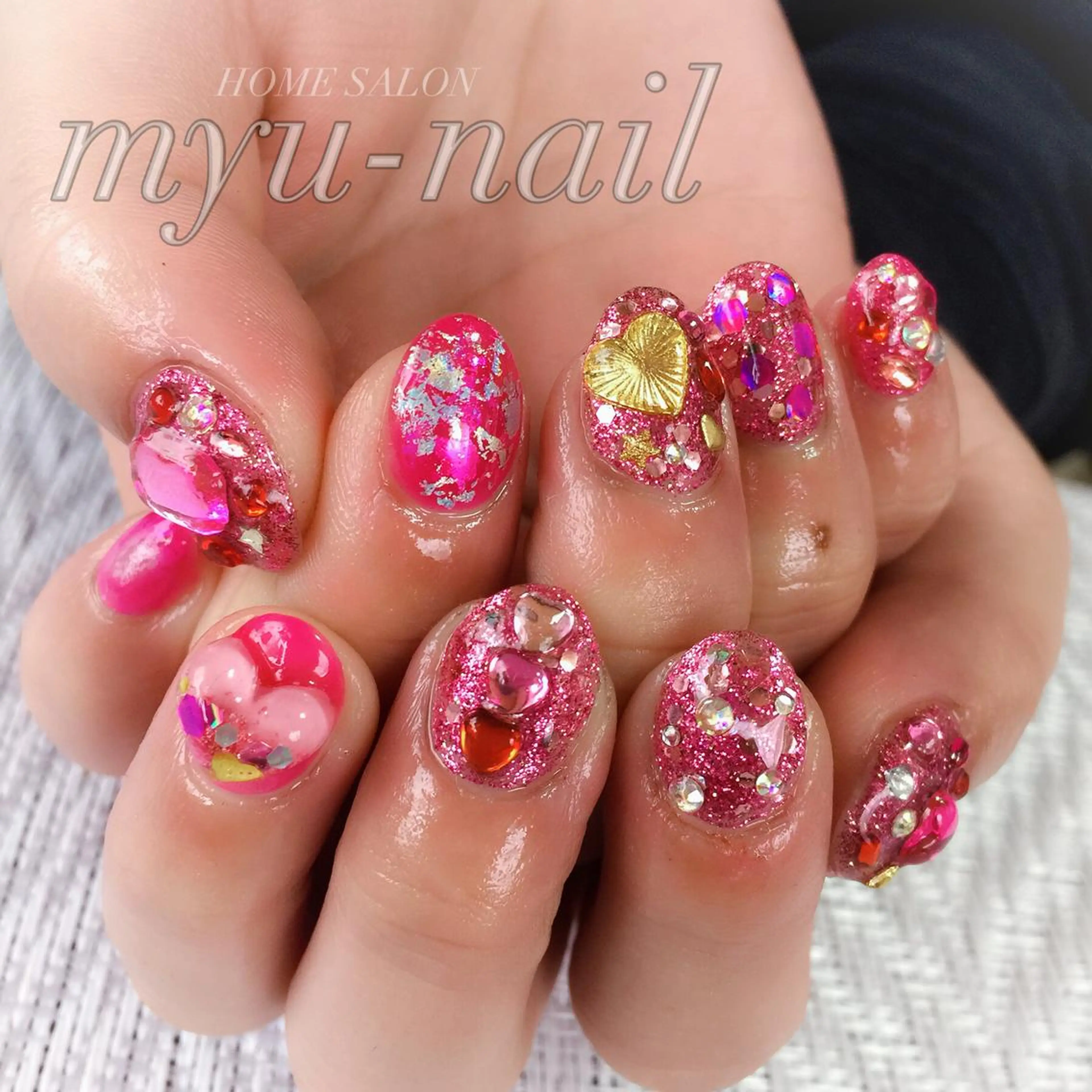 ネイル ハンドネイル ホームサロン myu-nailのネイルデザイン
