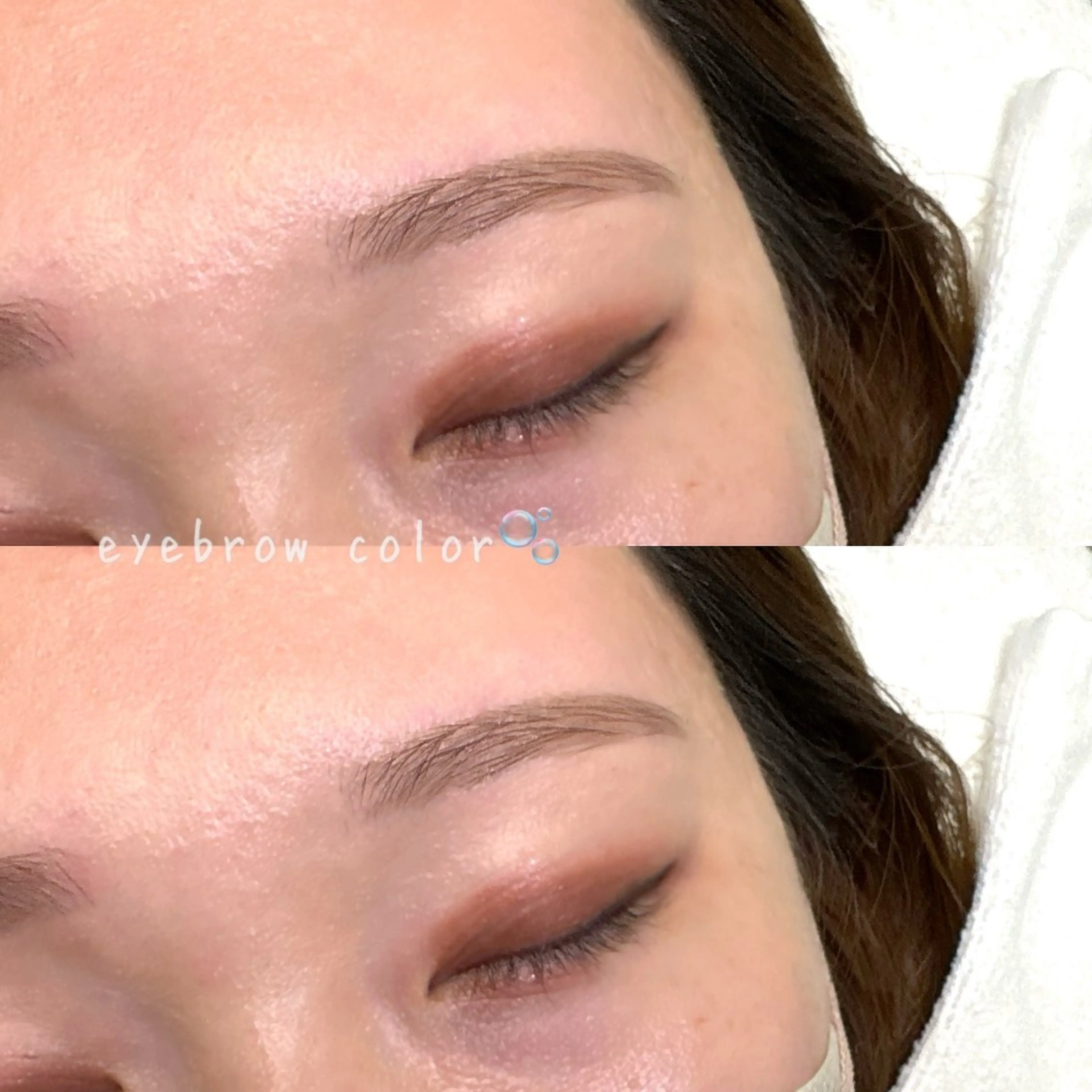 美眉アイブロウスタイリング➕アイブロウcolor🎨🫧の写真