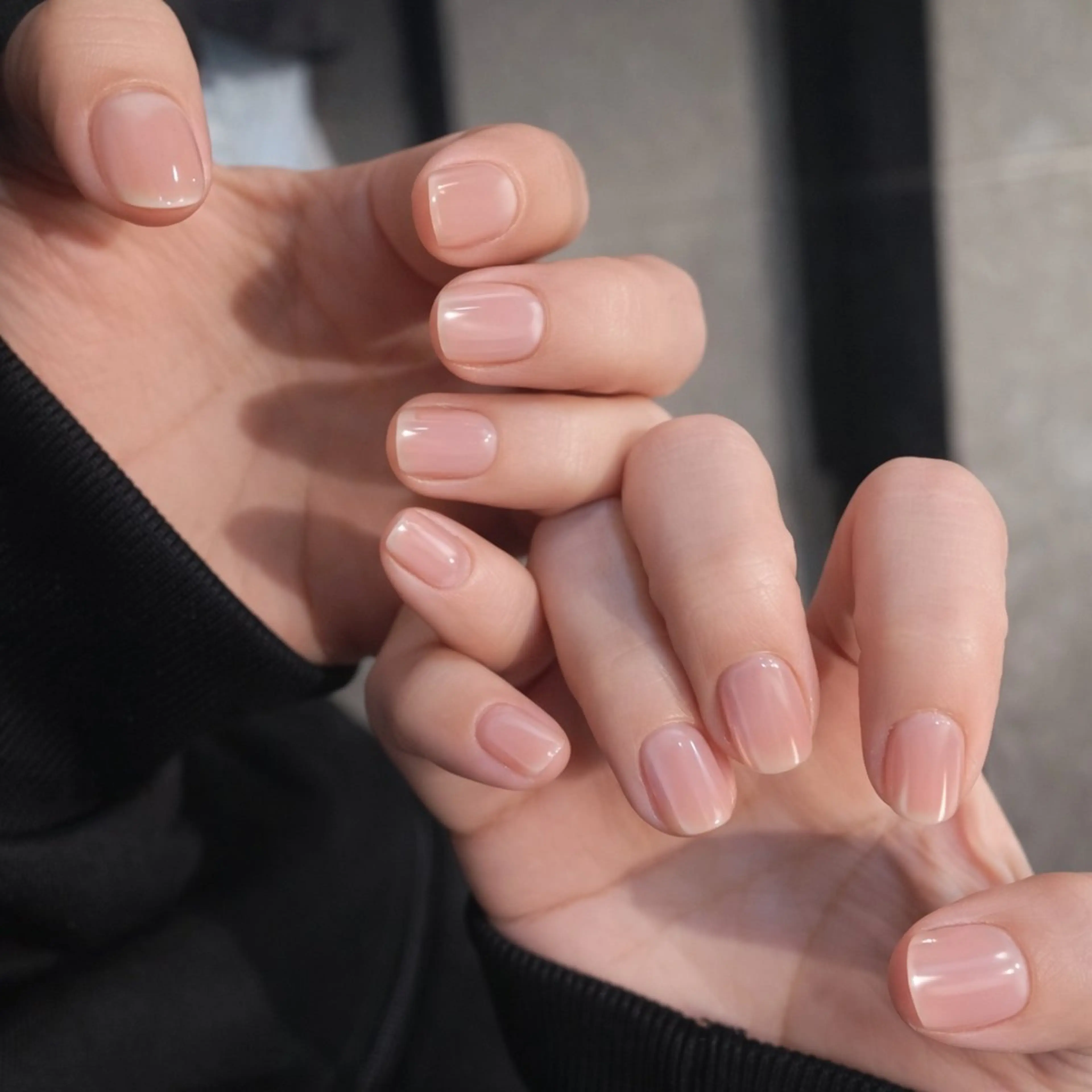 ネイル オフィスネイル ピンク シンプルネイル ハンドネイル Kii nailのネイルデザイン