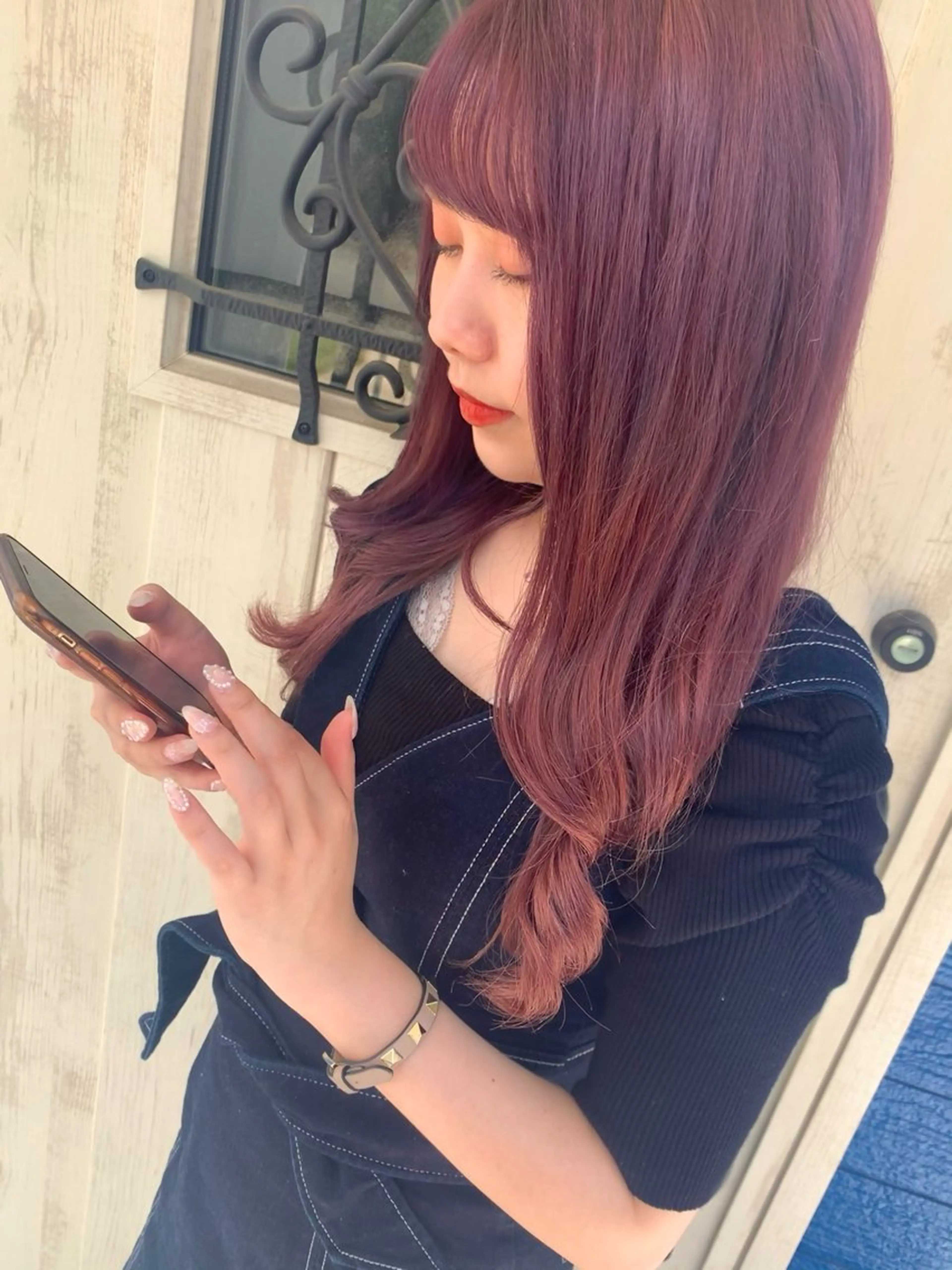 ロング カラー ヒヨシ ルナのヘアスタイル