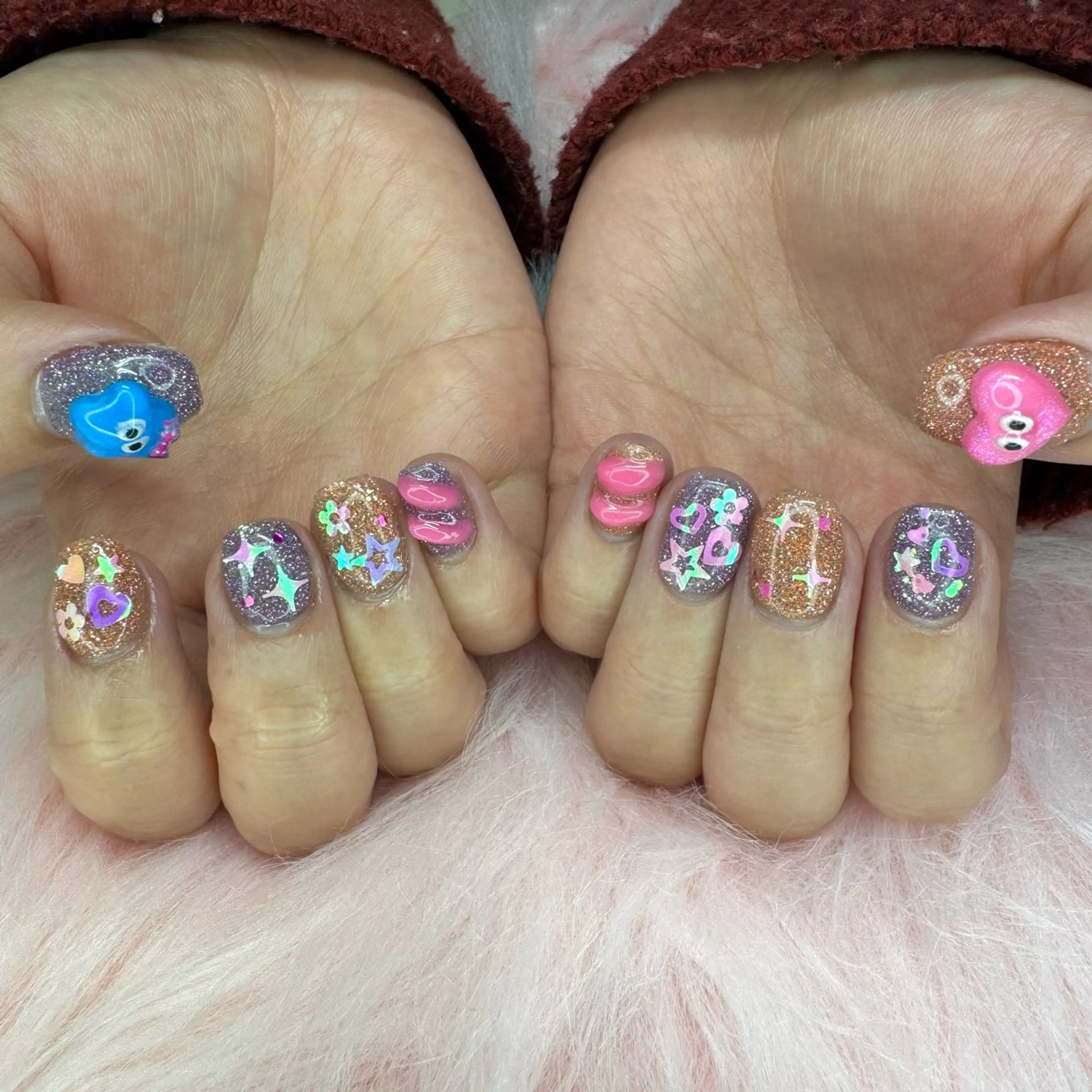 ネイル フラッシュネイル ハンドネイル nail spaß所属・WAKALU .のネイルデザイン