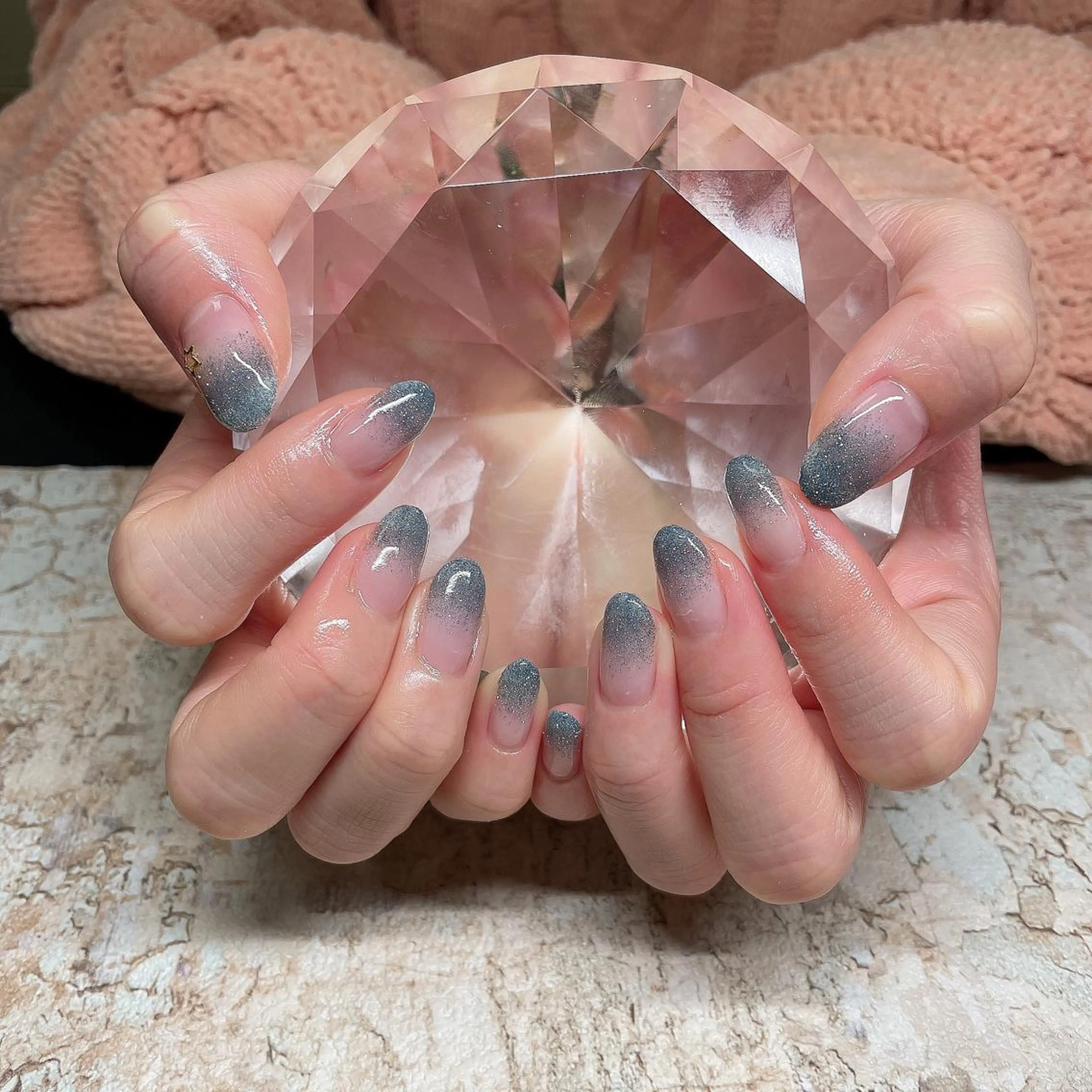 ネイル アートネイル フレンチネイル ジェルネイル グラデーション 韓国ネイル Nail room Bimano所属・Bimano seica♡+°のネイルデザイン