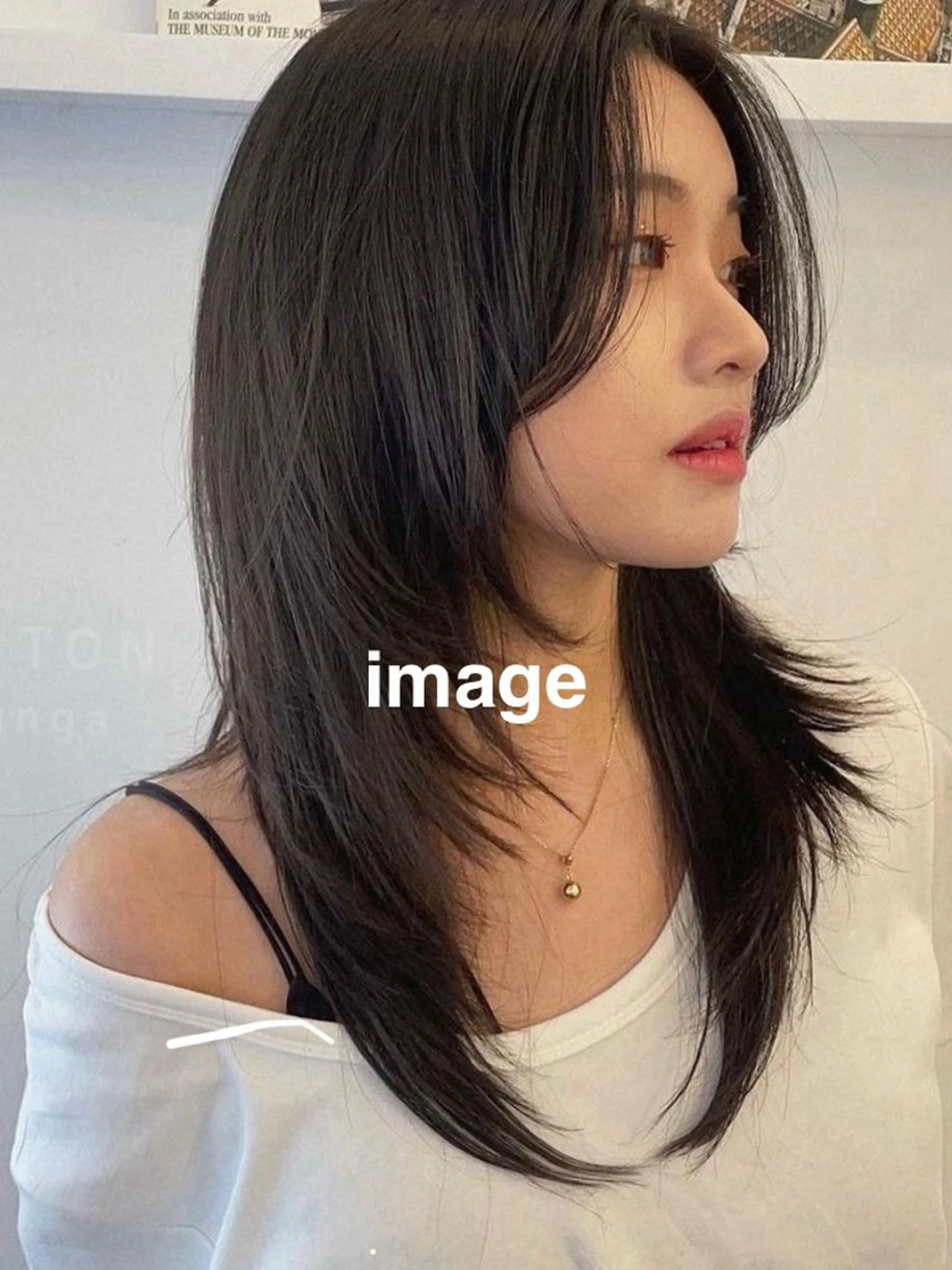 ロング ショート/ボブ/顔周 りレイヤー/RINAのヘアスタイル