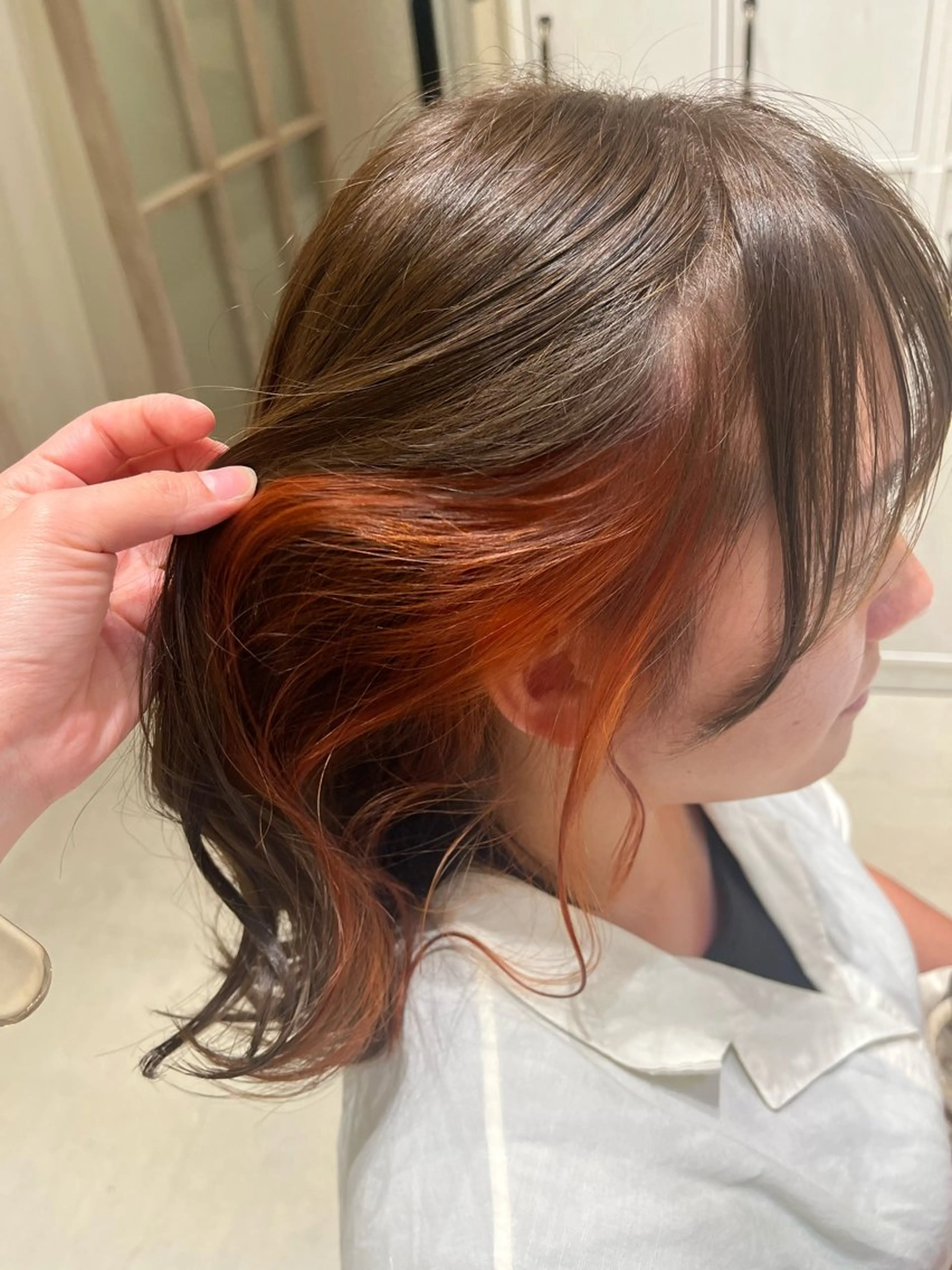 セミロング 後藤 由希のヘアスタイル