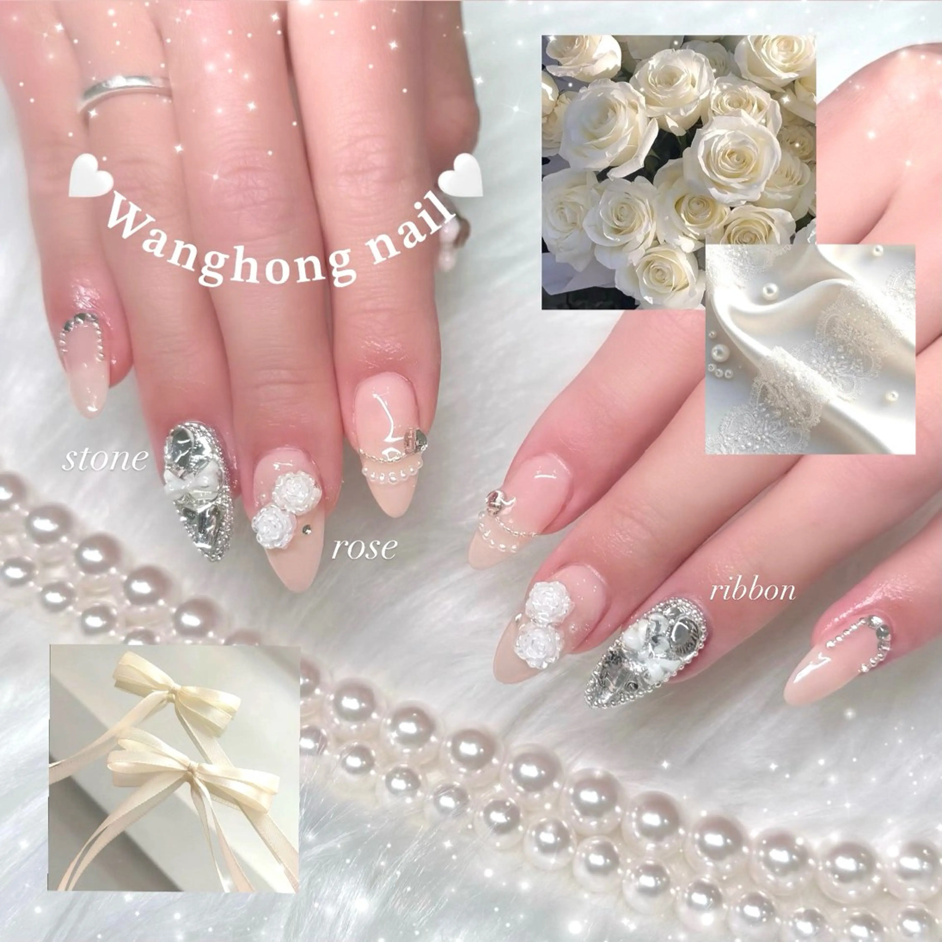 ネイル ハンドネイル 🎀mahiro🎀 #ガーリーのネイルデザイン