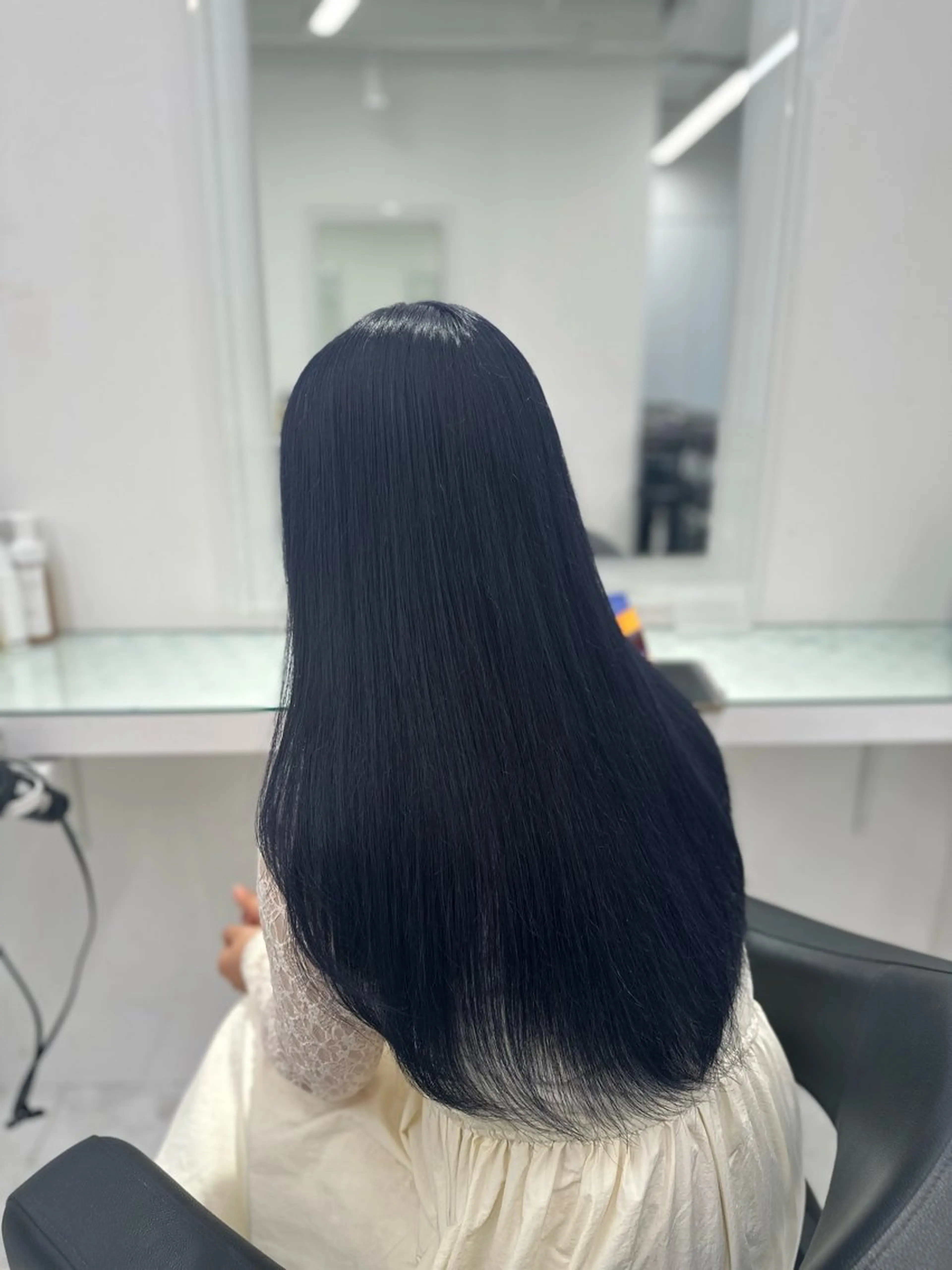 セミロング カラー ヘアカラー トリートメント ヘッドスパ ヘアセット ❄最強かわいいカラー ❄️MINA❄️のヘアスタイル