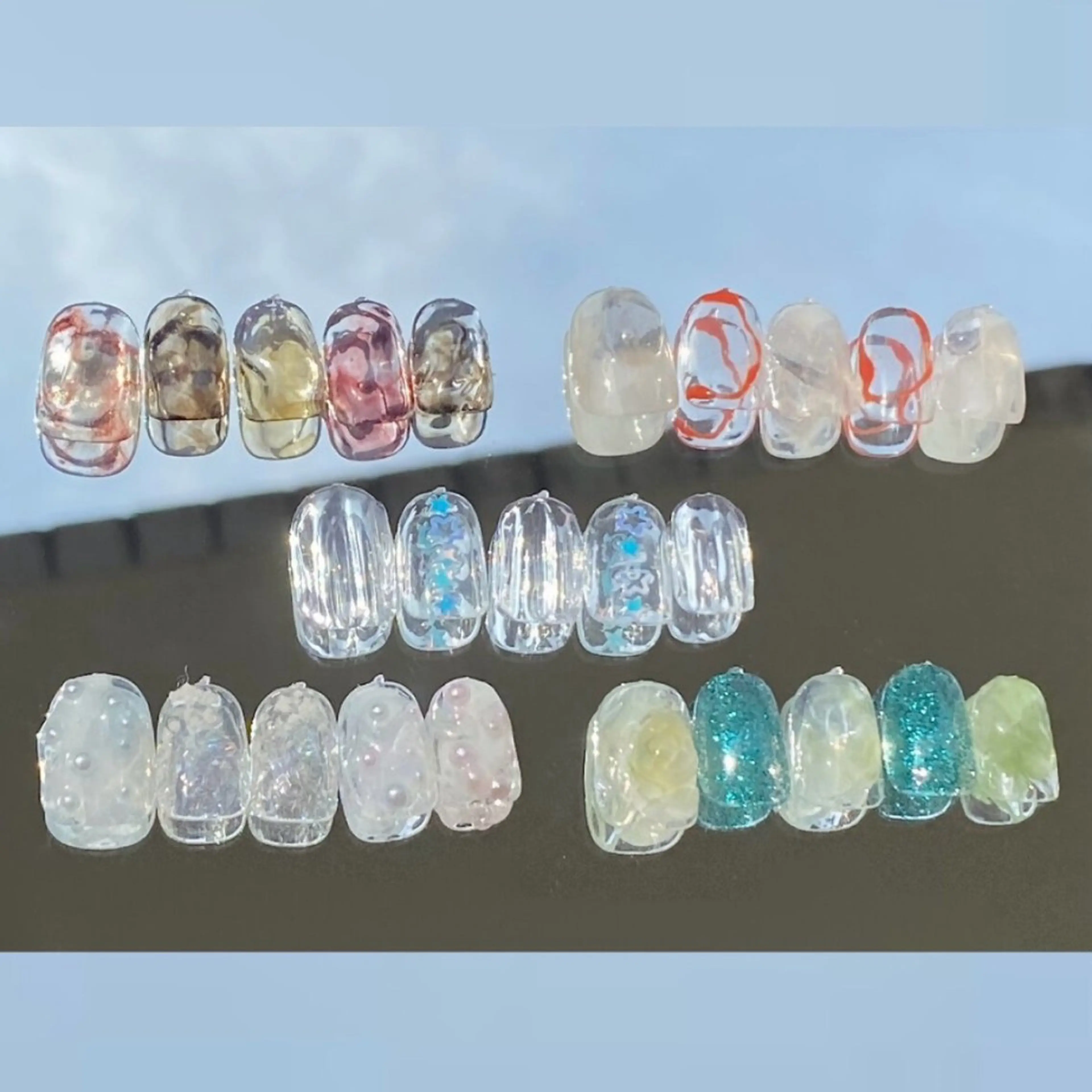 ネイル ハンドネイル フットネイル ゆびノさき茨木店 ニュアンス/アートのネイルデザイン